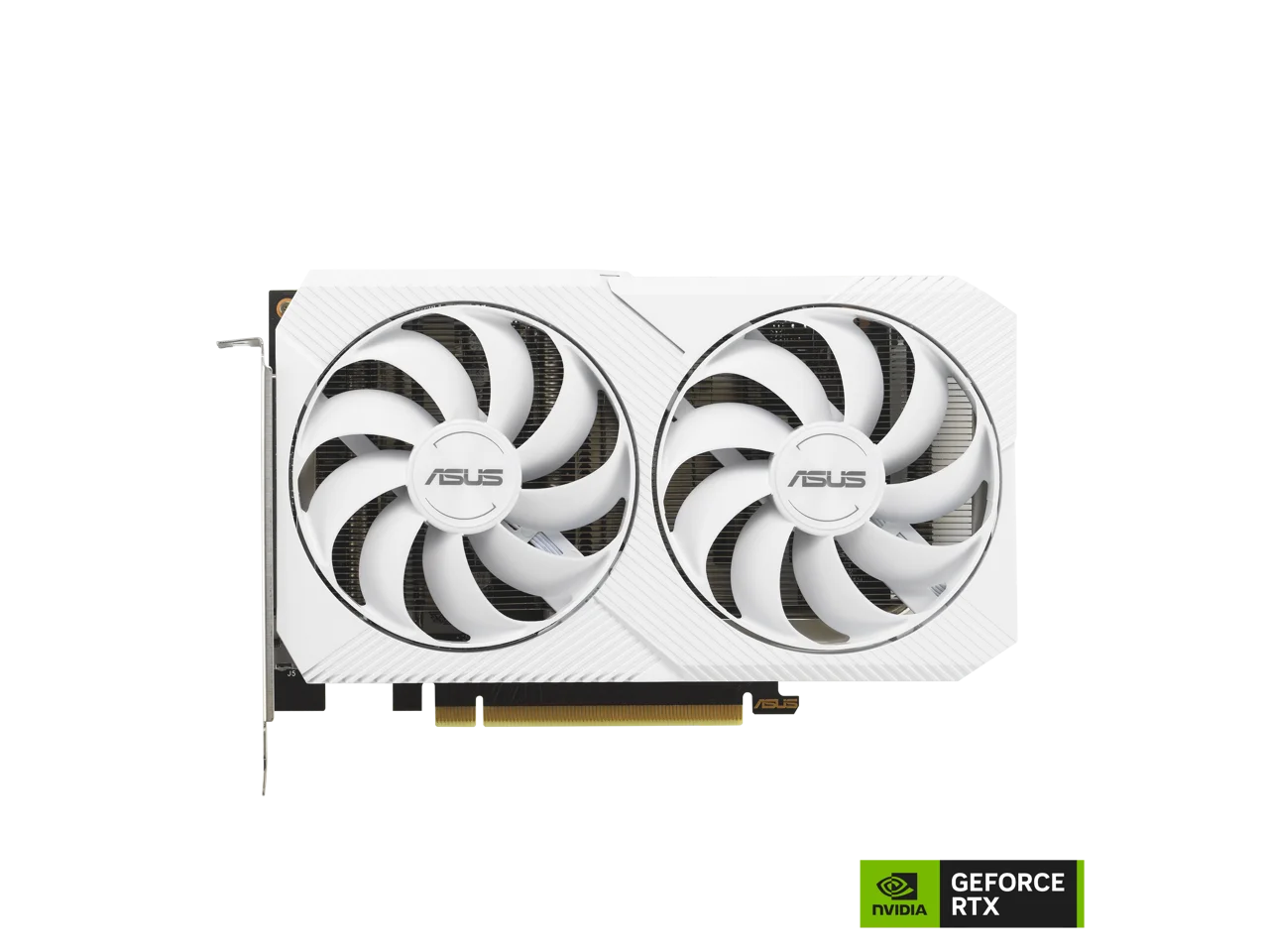ASUS Dual GeForce RTX 3060 White OC Edition 12GB GDDR6 (PCIe 4.0, 12GB GDDR6, HDMI 2.1, DisplayPort 1.4a, 2-slot design, Axial-tech fan design, 0dB technology) DUAL-RTX3060-O12G-WHITE