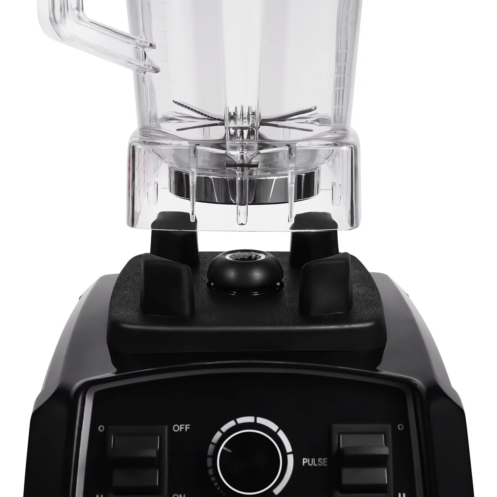 2L Professional Blender Countertop Blender Smoothie Maker Commercial 3HP 2200W(Black)