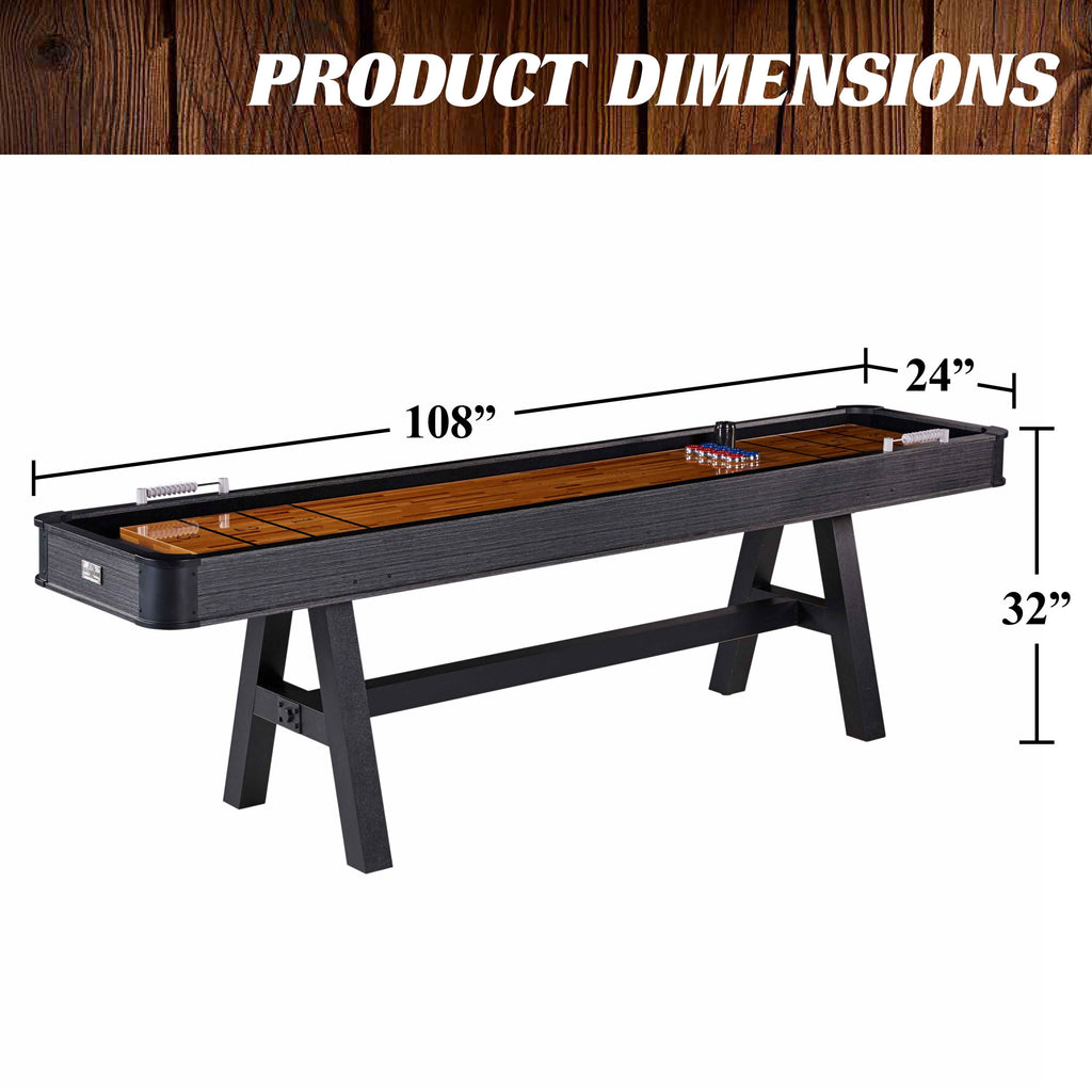 Barrington 9 ft Harrison Collection Shuffleboard Table
