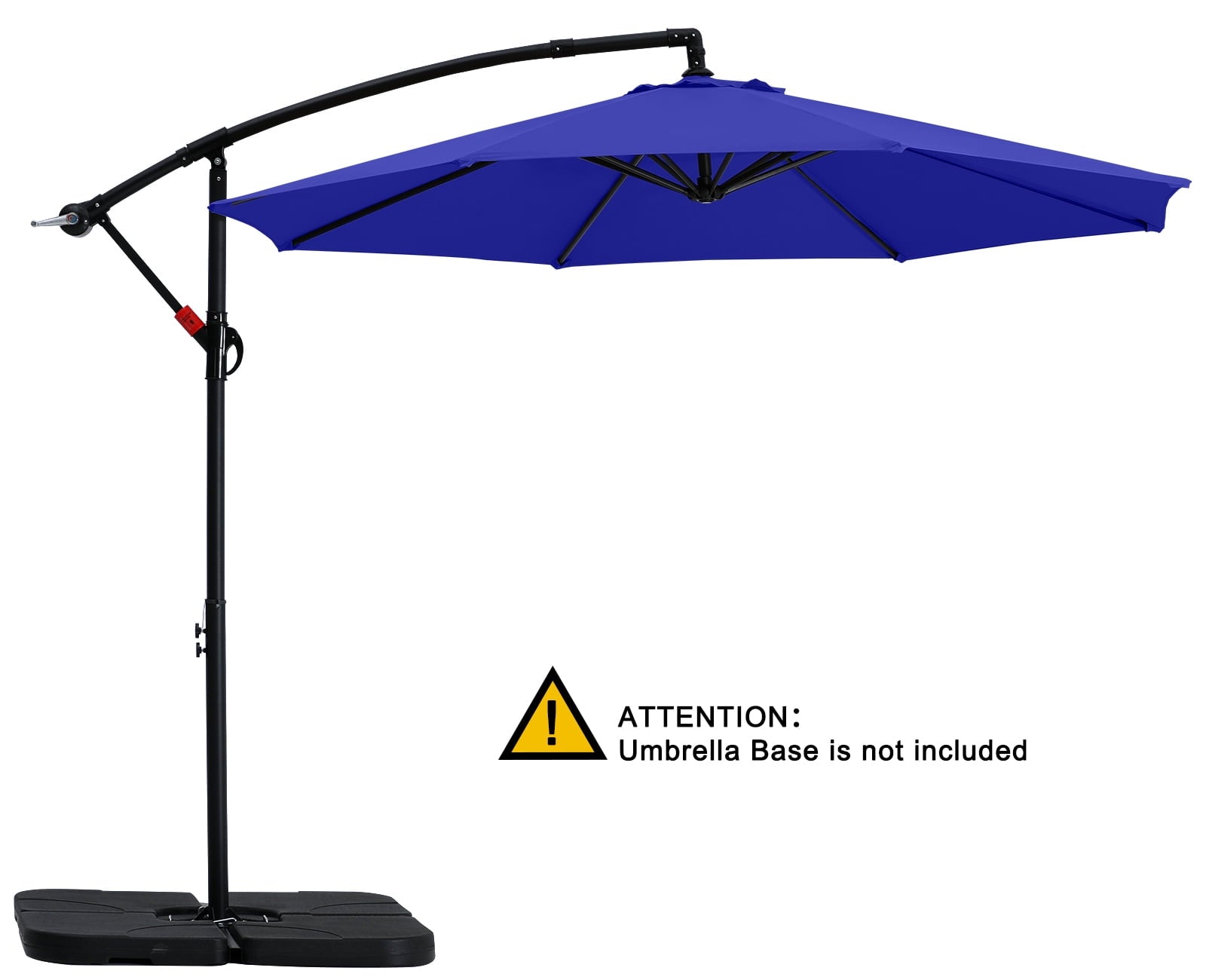 ABCCANOPY 10 FT Patio Umbrellas with Crank & Cross Base for Garden, Backyard, Pool and Beach, 12+ Colors(Turquoise)