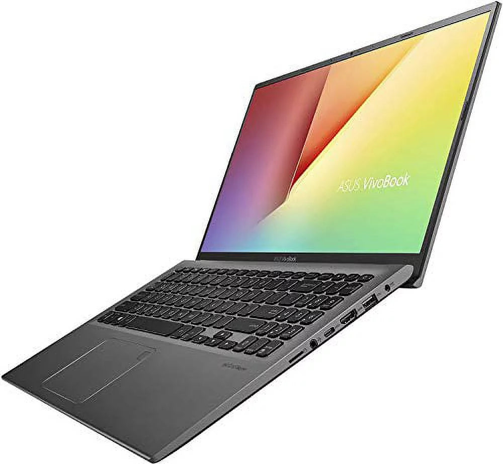 ASUS 2023 F512JA VivoBook Thin and Light Laptop 15.6” FHD Intel 10th Gen Dual-Core i3-1005G1 8GB DDR4 RAM 128GB PCIe SSD HDMI WiFi AC BT USB-C Backlit Fingerprint Windows 11 Pro w/RE USB Drive