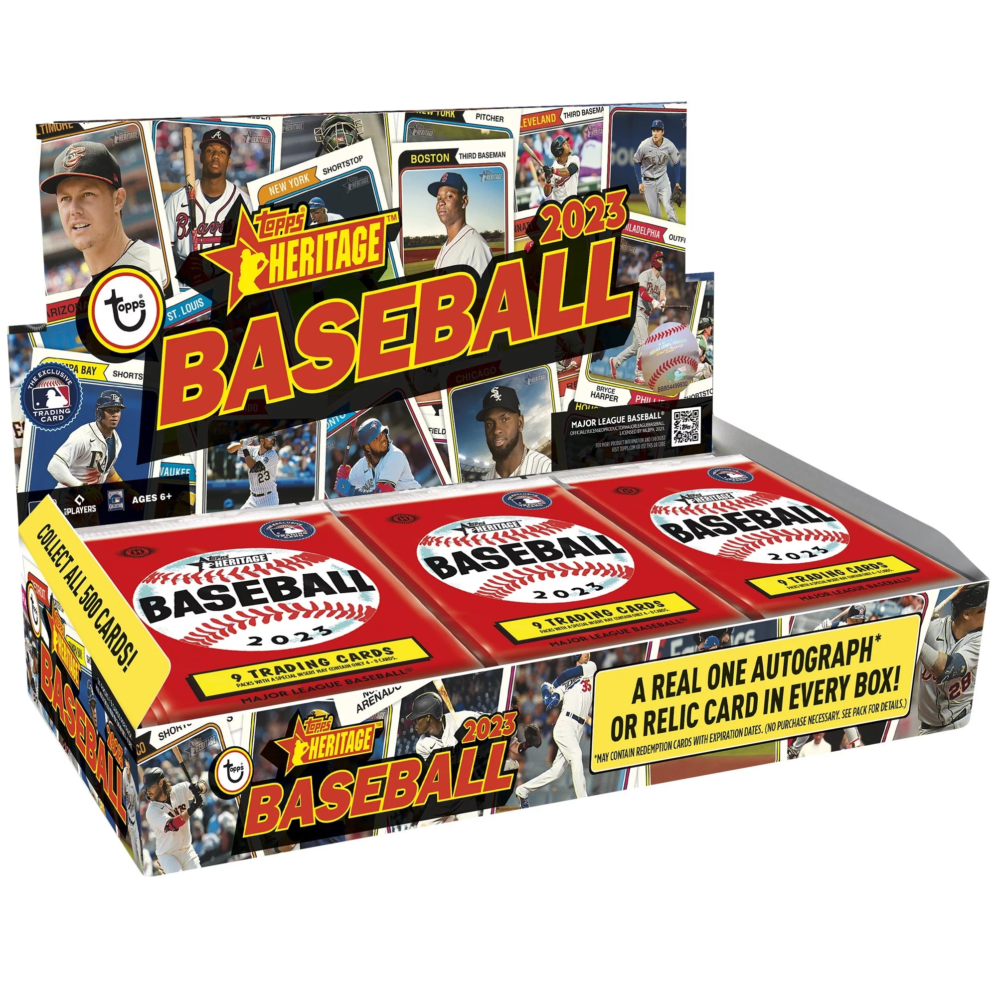 2023 Topps Heritage Baseball Factory Sealed Hobby Box