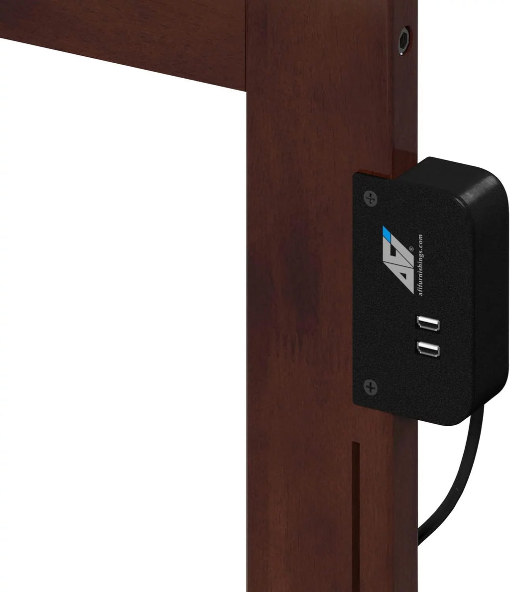 Atlantic Furniture Mission Headboard, King, Walnut, Model:AR287854