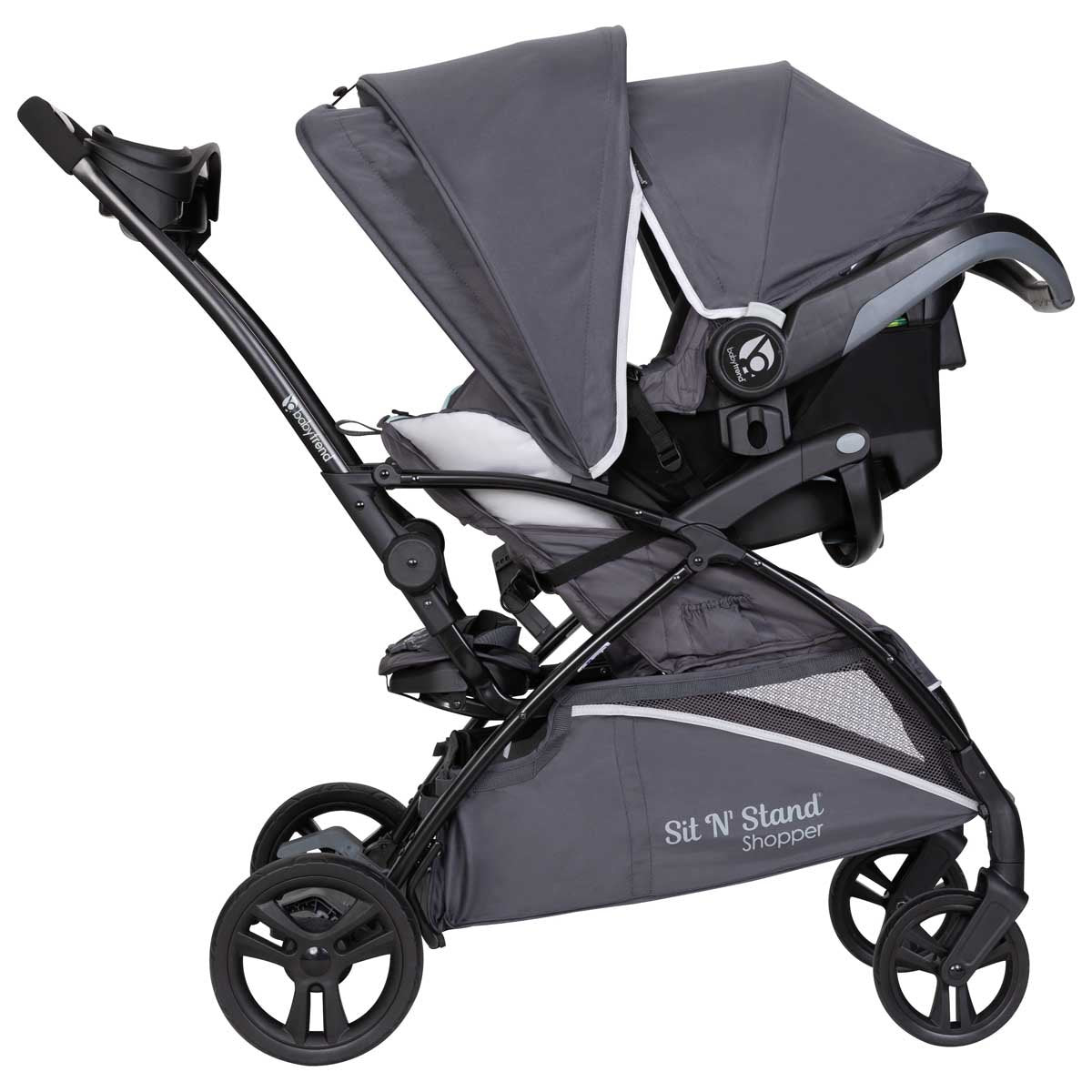 Baby Trend Sit N Stand® 5-in-1 - Shopper Stroller - Cassis - Pink