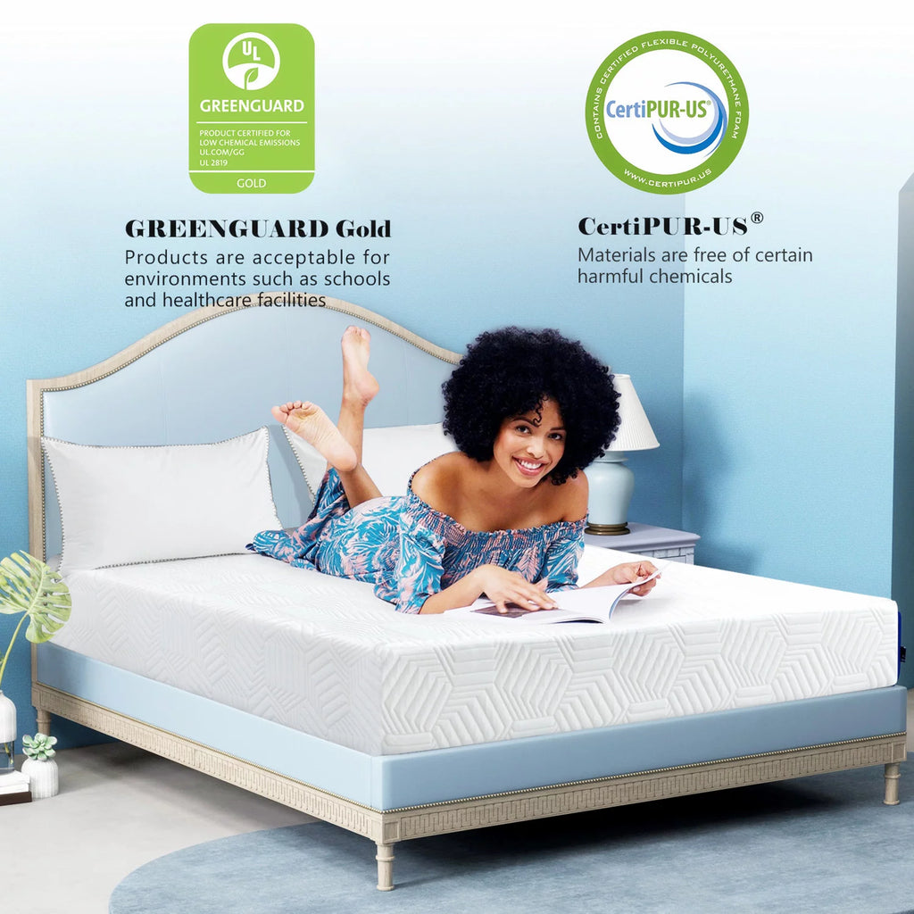 8 inches Memory Foam Mattress,Full Mattress Bed in a Box Medium Firm, Made in USA