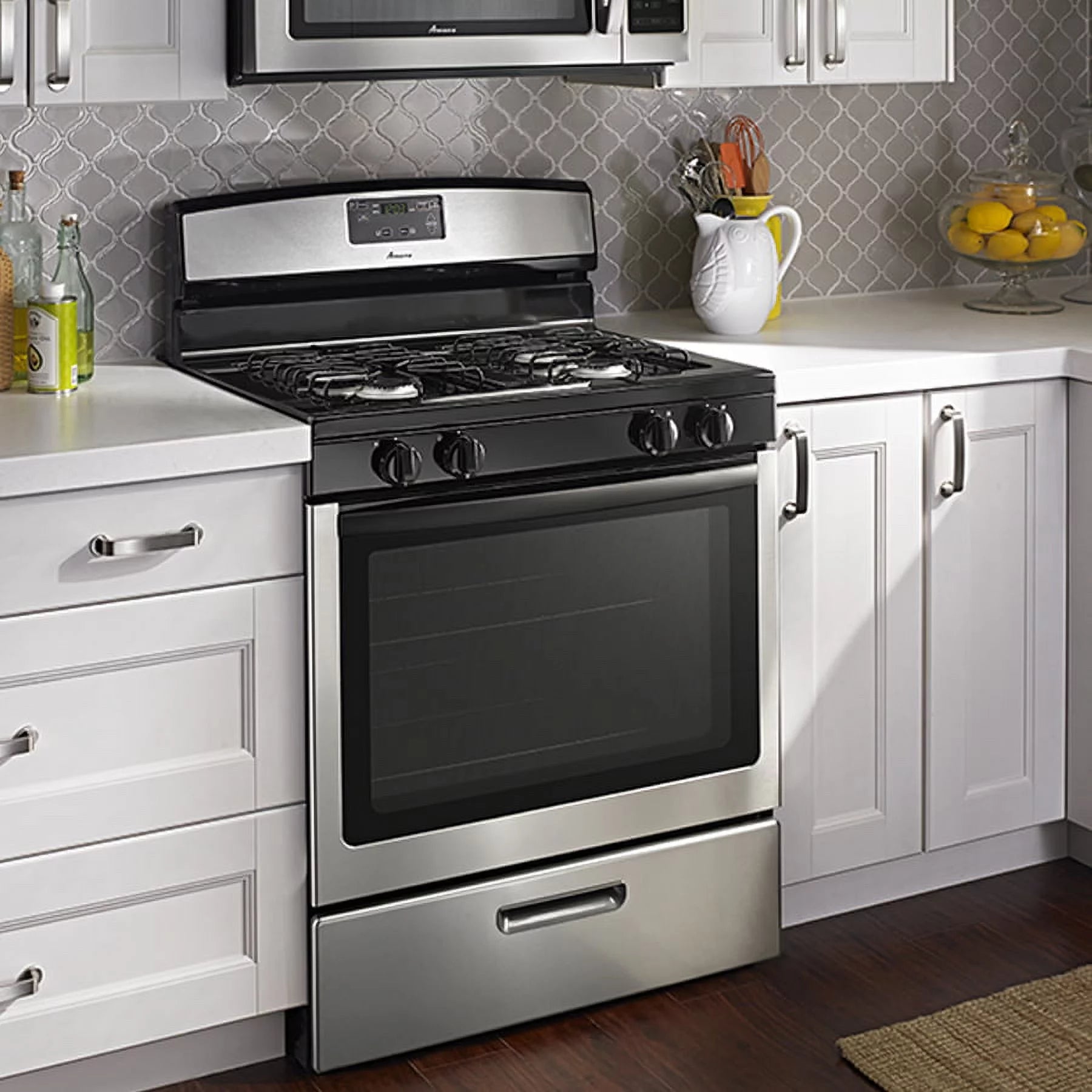 Amana AGR5330BAS 5.1 Cu. Ft. Stainless Steel Freestanding Gas Range