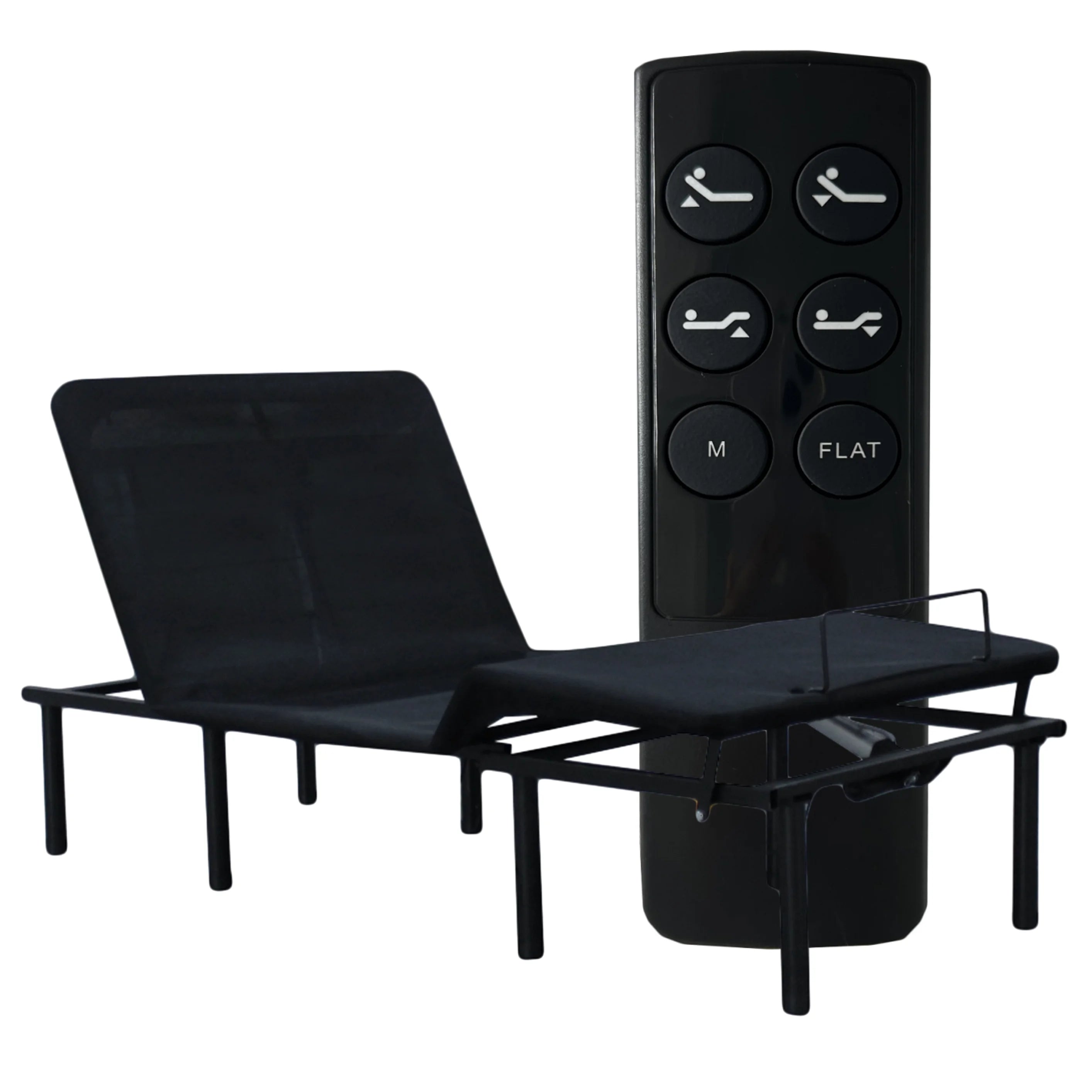 Adjustable Bed Base -Three Fold- Motorized Head and Foot Incline -Queen