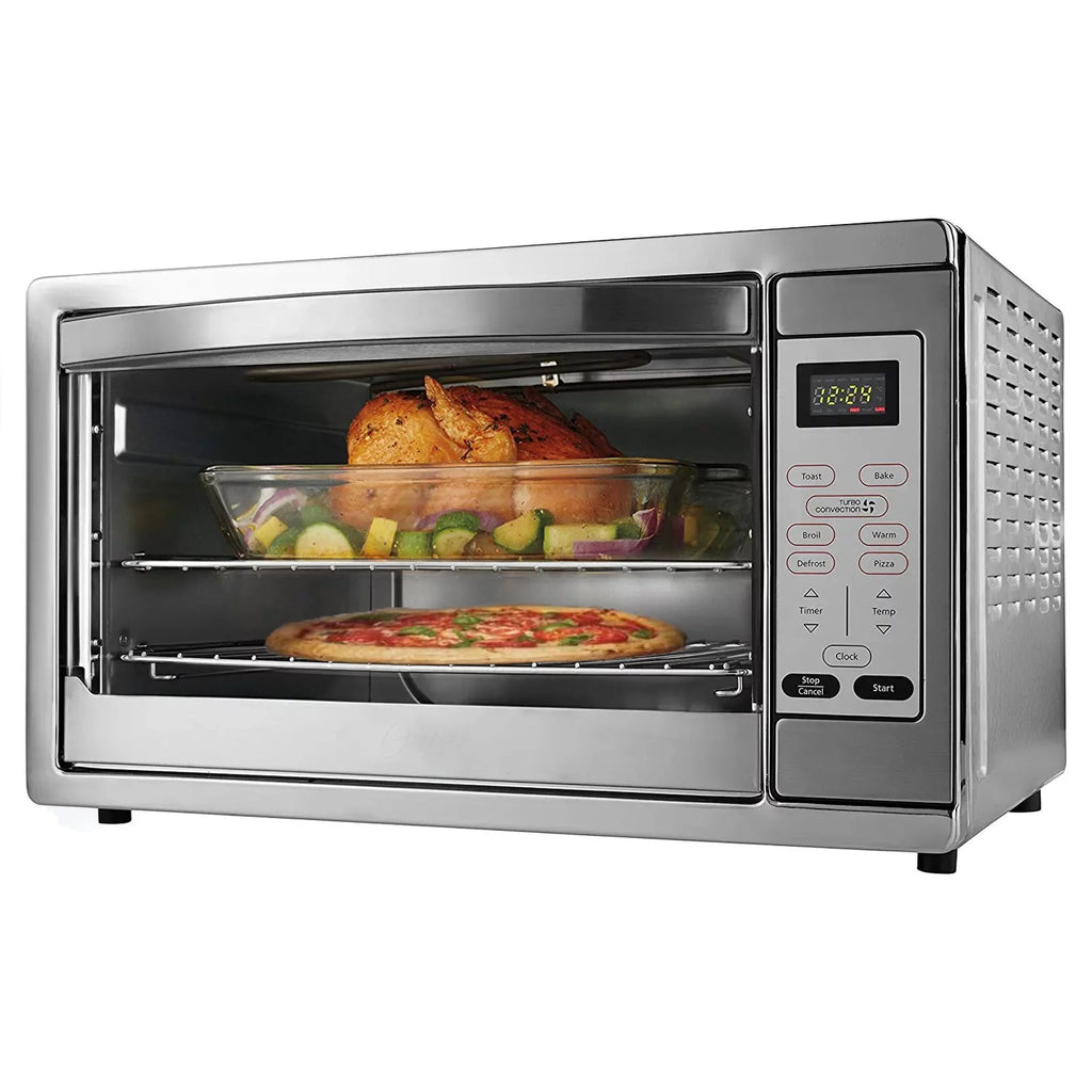 7-in-1 Large Countertop Convection Toaster Oven for Pizza Bake Broil Defrost Toast Warm (18-Slice)
