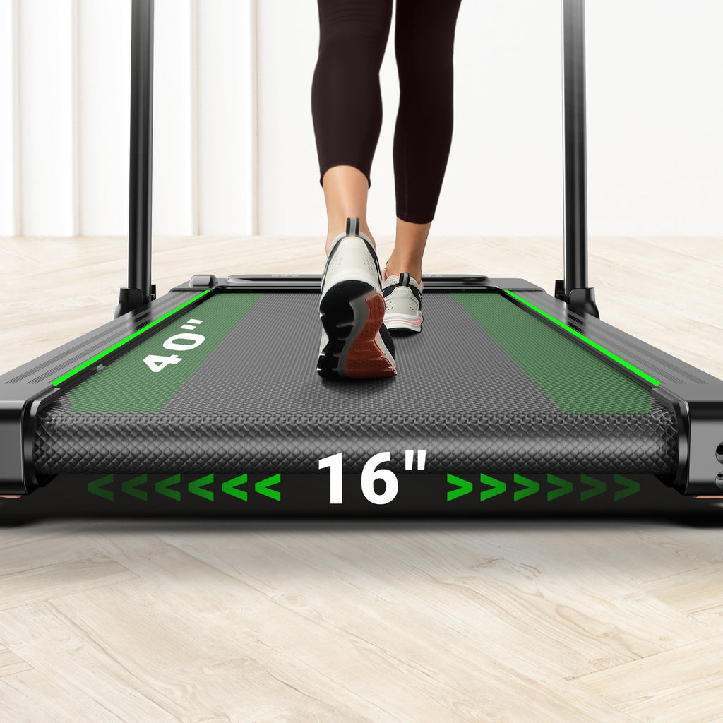 2 in 1 Walking Pad,Under Desk Treadmill for Home/Office, Neche Folding Treadmill 2.5HP with Remote,0.6-7.6mph