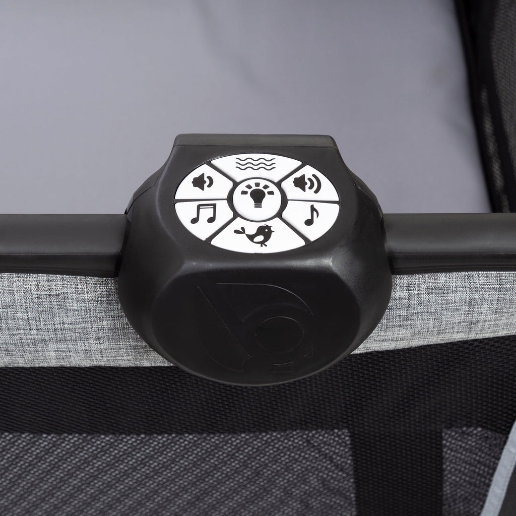 Baby Trend Simply Smart Nursery Center Playard with Bassinet and Travel Bag - Whisper Grey