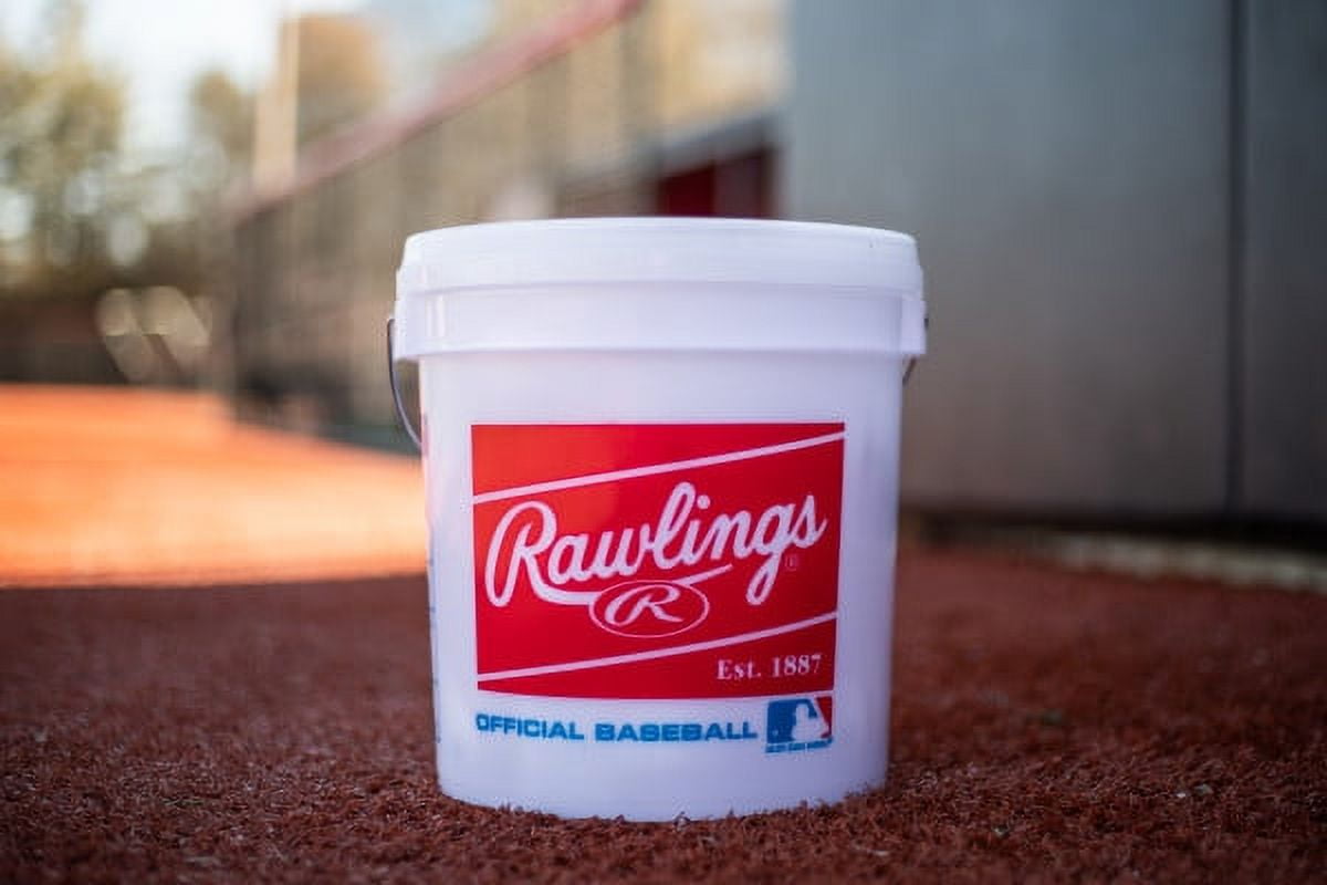 (24 Pack) Rawlings Bucket of Official League Recreational Grade OLB3 Baseballs