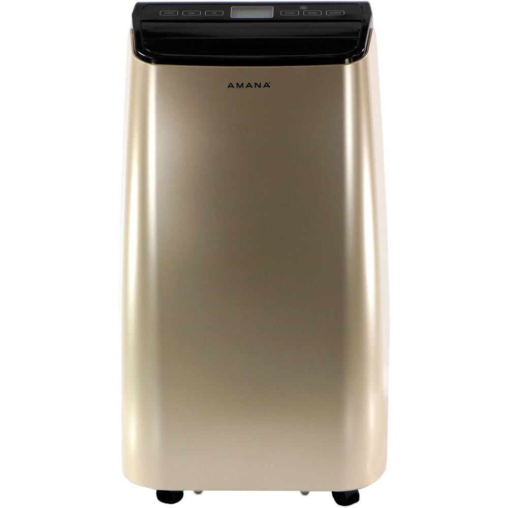 Amana 12,000 BTU, Portable Air Conditioner with Remote Control in Gold/Black for Rooms up to 500 -Sq. ft.
