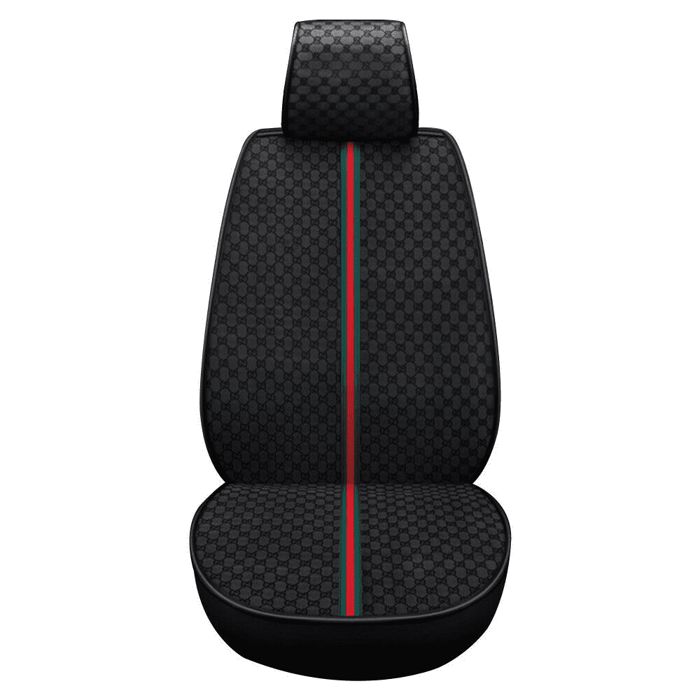 Aotiyer Universal Car Seat Covers 5PCS Full Set Car Seat Covers Accessories Breathable Leather Automotive Seat Covers for Most Cars SUVs Pick-up Trucks