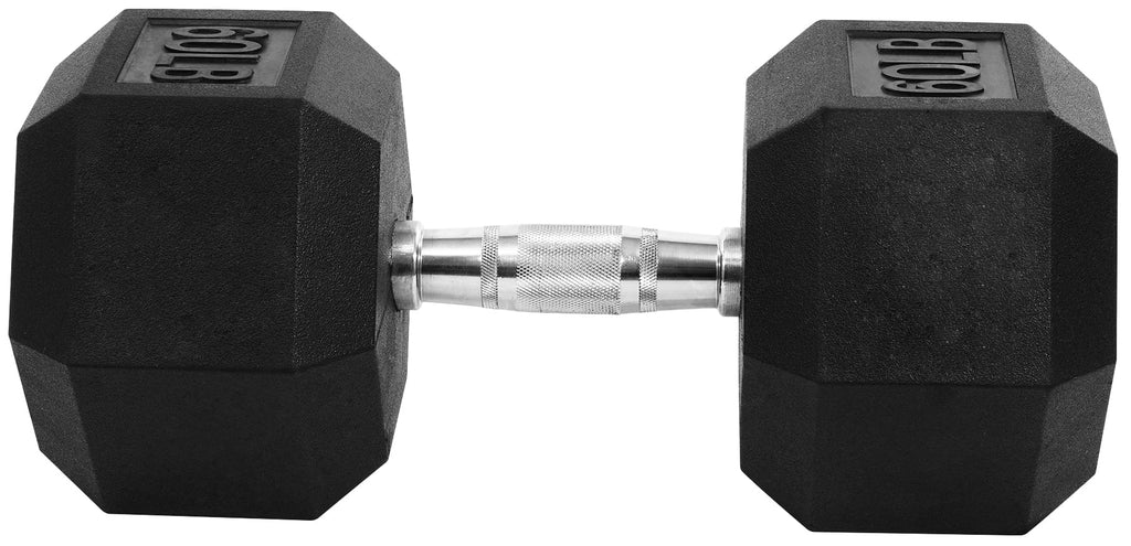 BalanceFrom Rubber Encased Hex Dumbbells, 20 Lbs. Pair