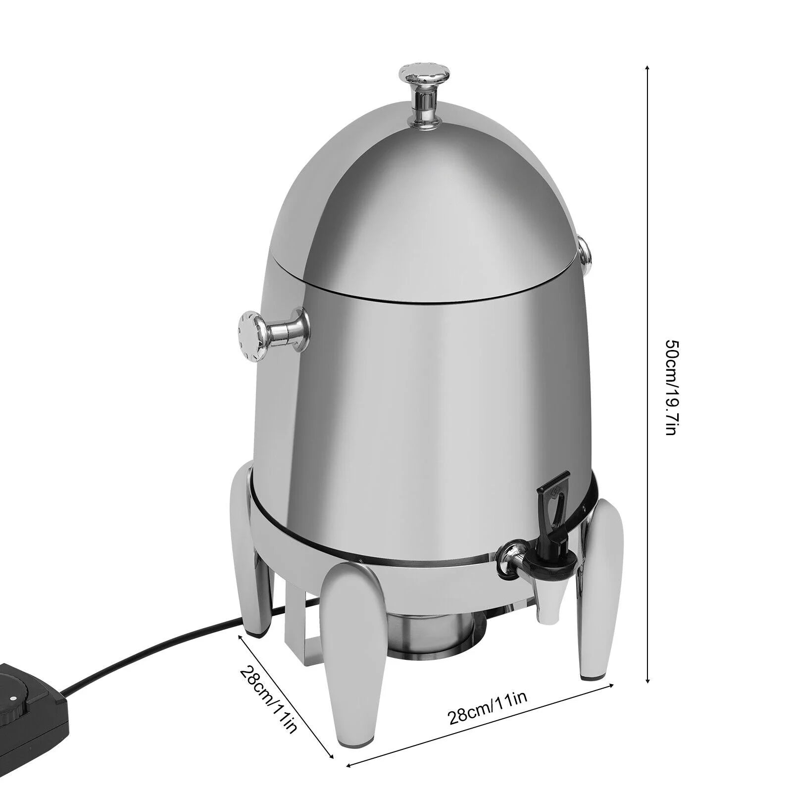 12L Commercial Electric Coffee Urn Juice Brewer Warmer Hot Cold Drink Dispenser