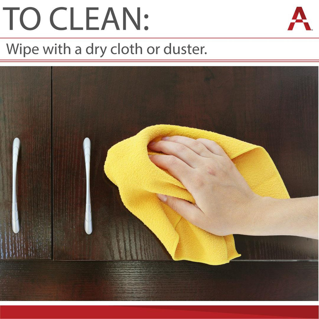 Ameriwood Home Lennon Tall 5 Drawer Dresser, Medium Brown and Faux Rattan