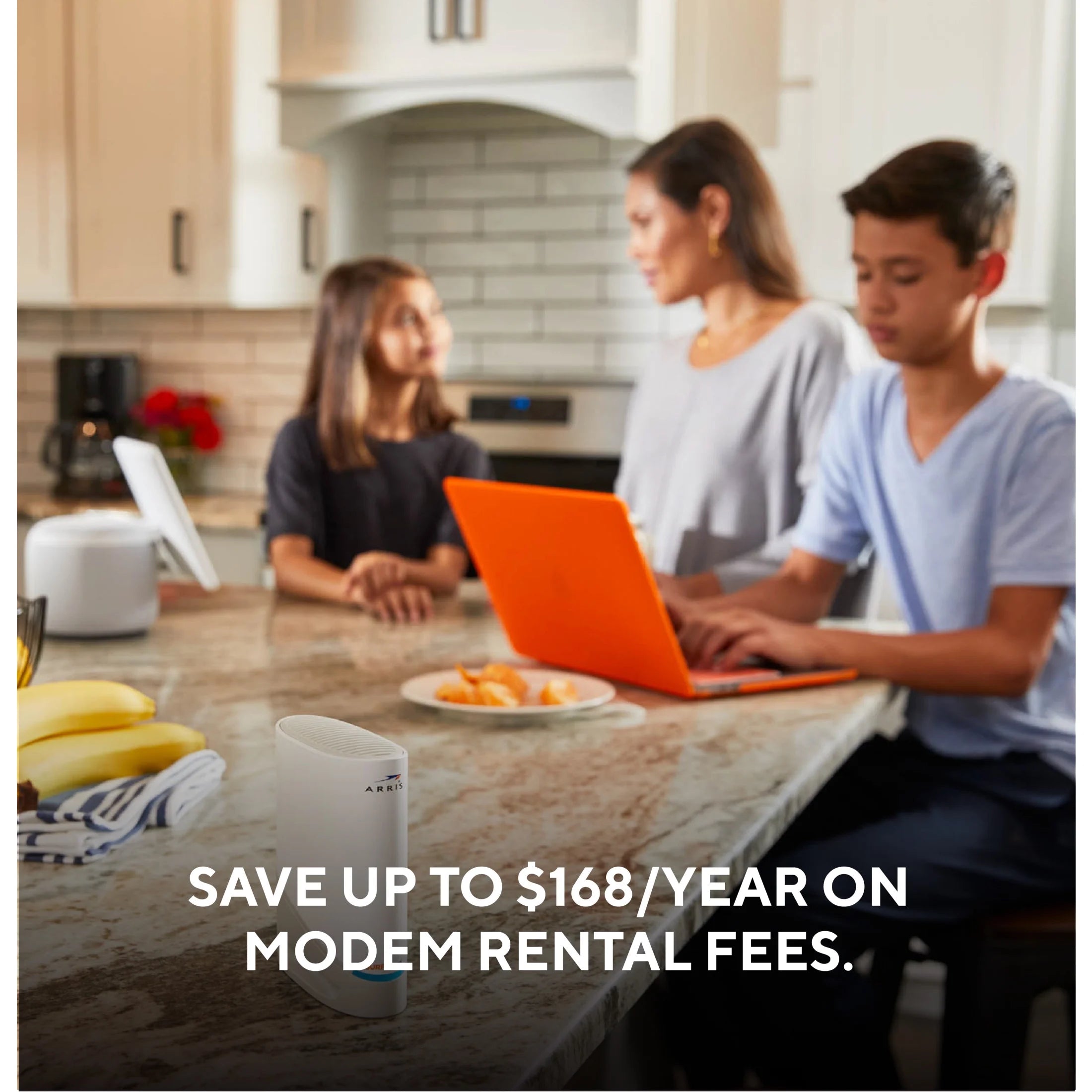 ARRIS Surfboard DOCSIS 3.1 Gigabit Cable Modem and AX3000 Wi-Fi 6 Router, Approved for Cox, Spectrum, Xfinity and Others, Wireless Technology - New Condition