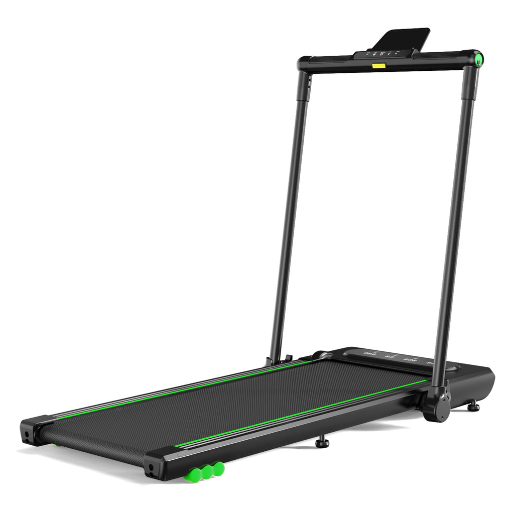 2 in 1 Walking Pad,Under Desk Treadmill for Home/Office, Neche Folding Treadmill 2.5HP with Remote,0.6-7.6mph