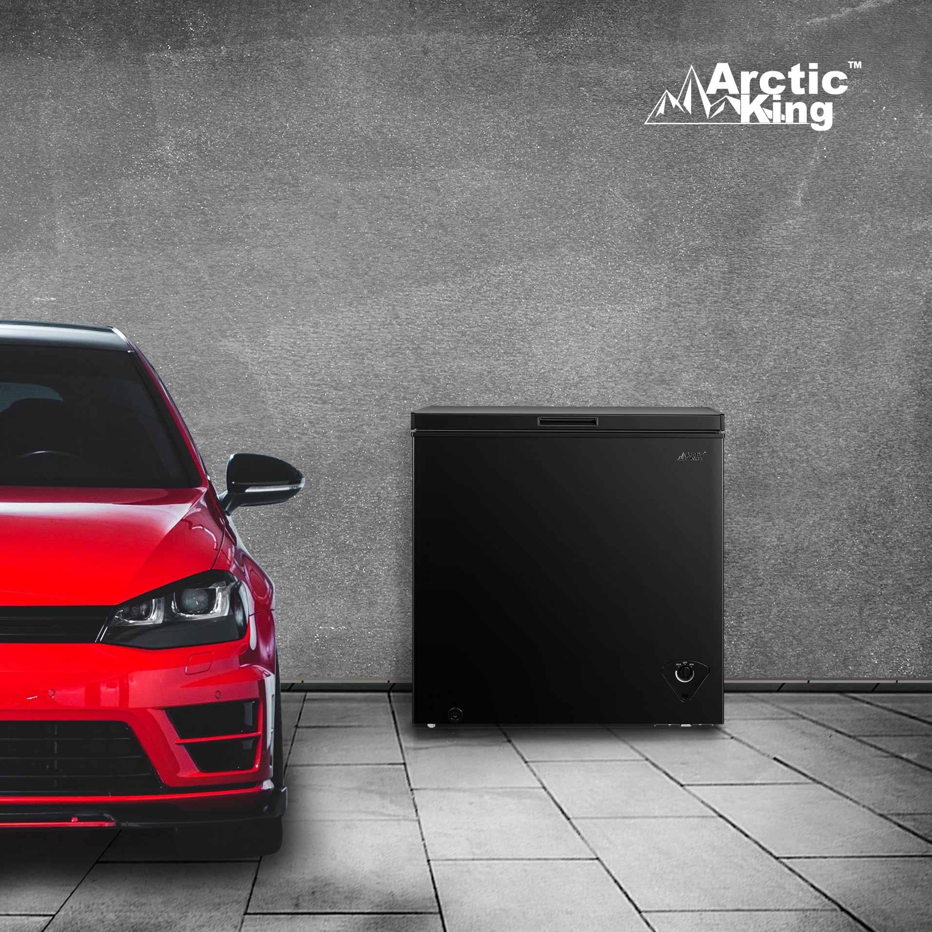 Arctic King 7 Cu ft Chest Freezer, Black