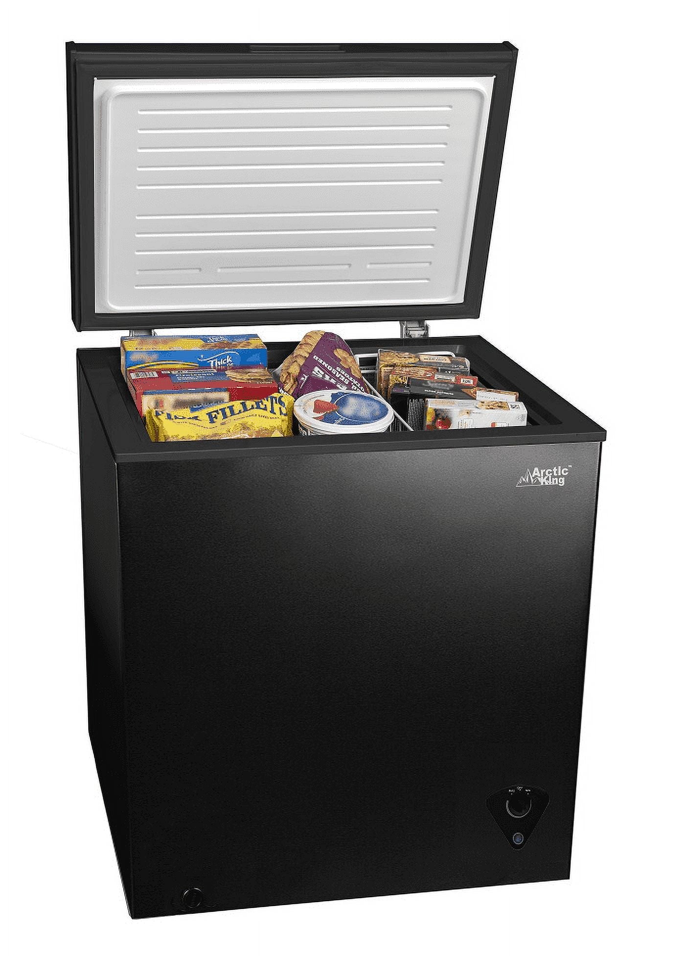 Arctic King 5 Cu ft Chest Freezer, Garage Ready, Black