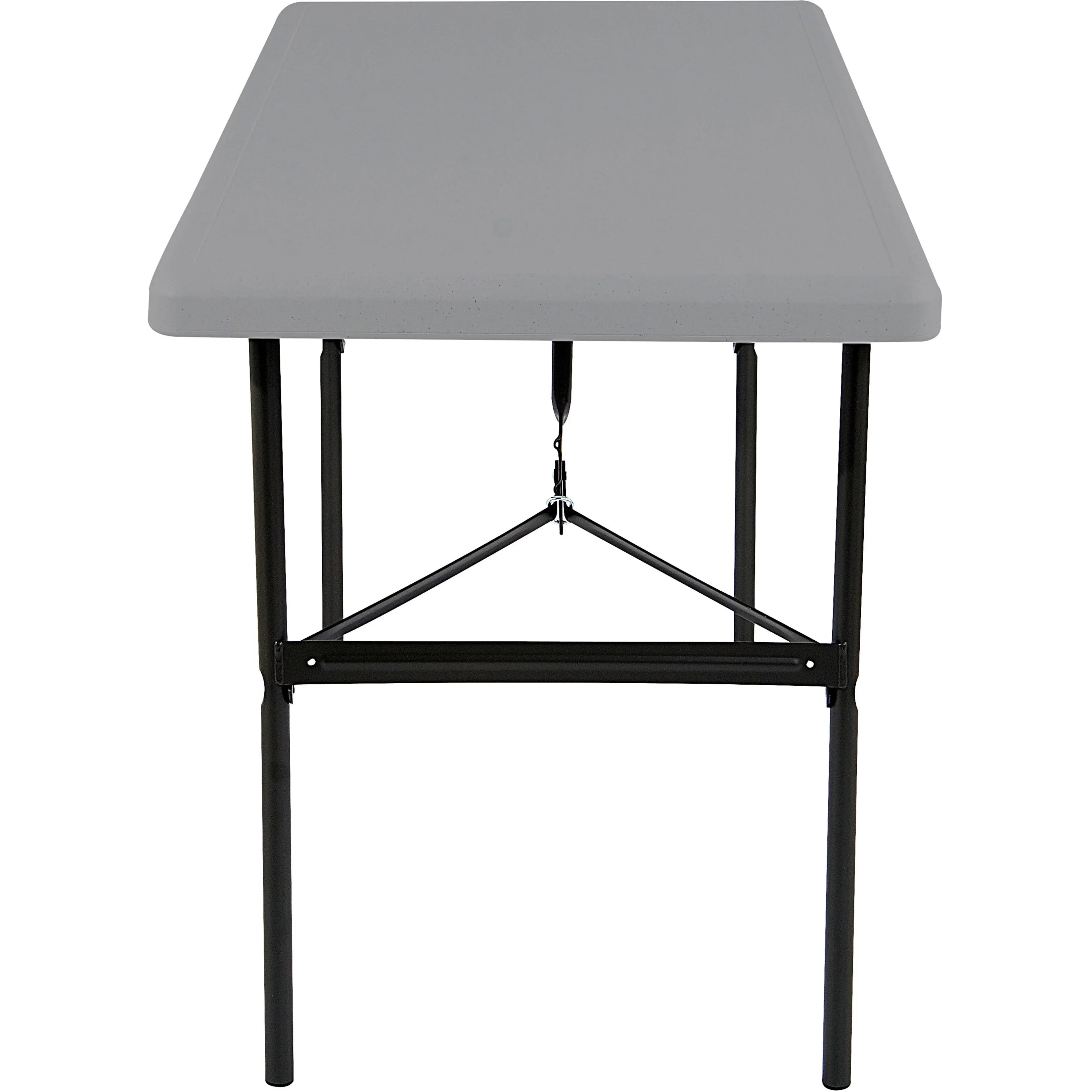 Ability One NSN6716418 7110-01-671-6418 Rectangular Blow Molded Folding Tables&#44; Charcoal - 30 x 96 x 29 in.