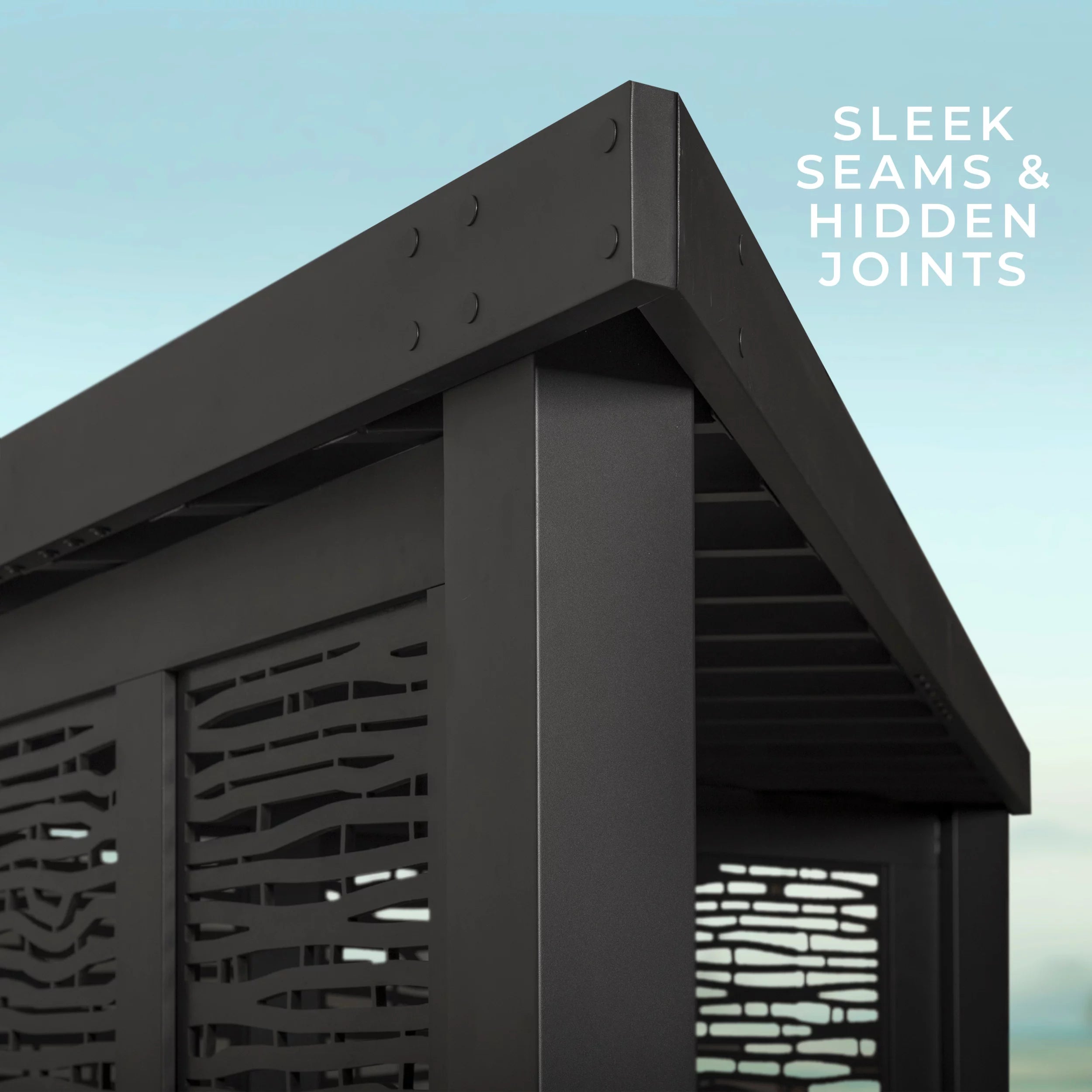 Backyard Discovery Glendale Traditional Pergola with Conversation Seating (Indigo)