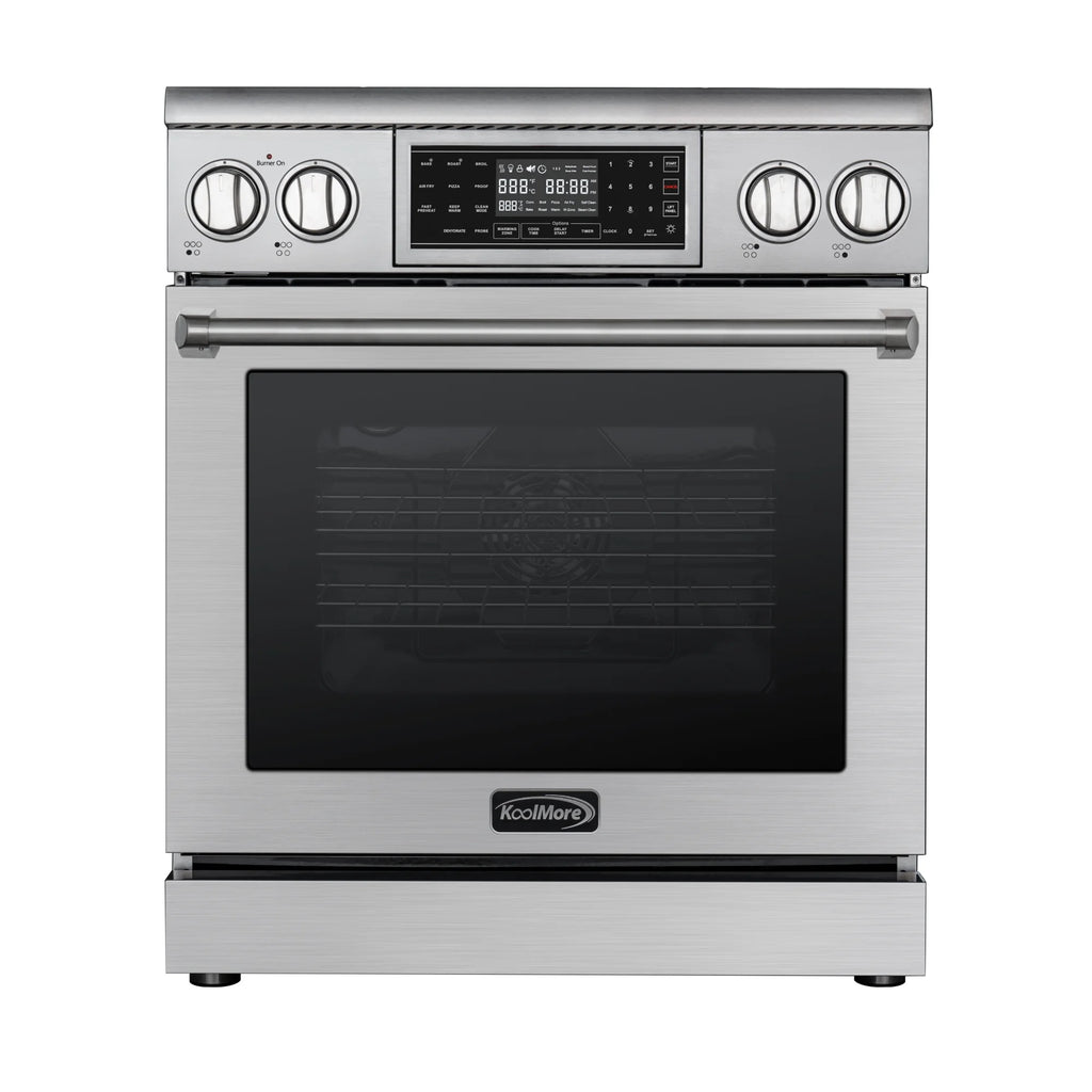 30 Inch Electric Range Professional Range with Tilt Panel Digital controls