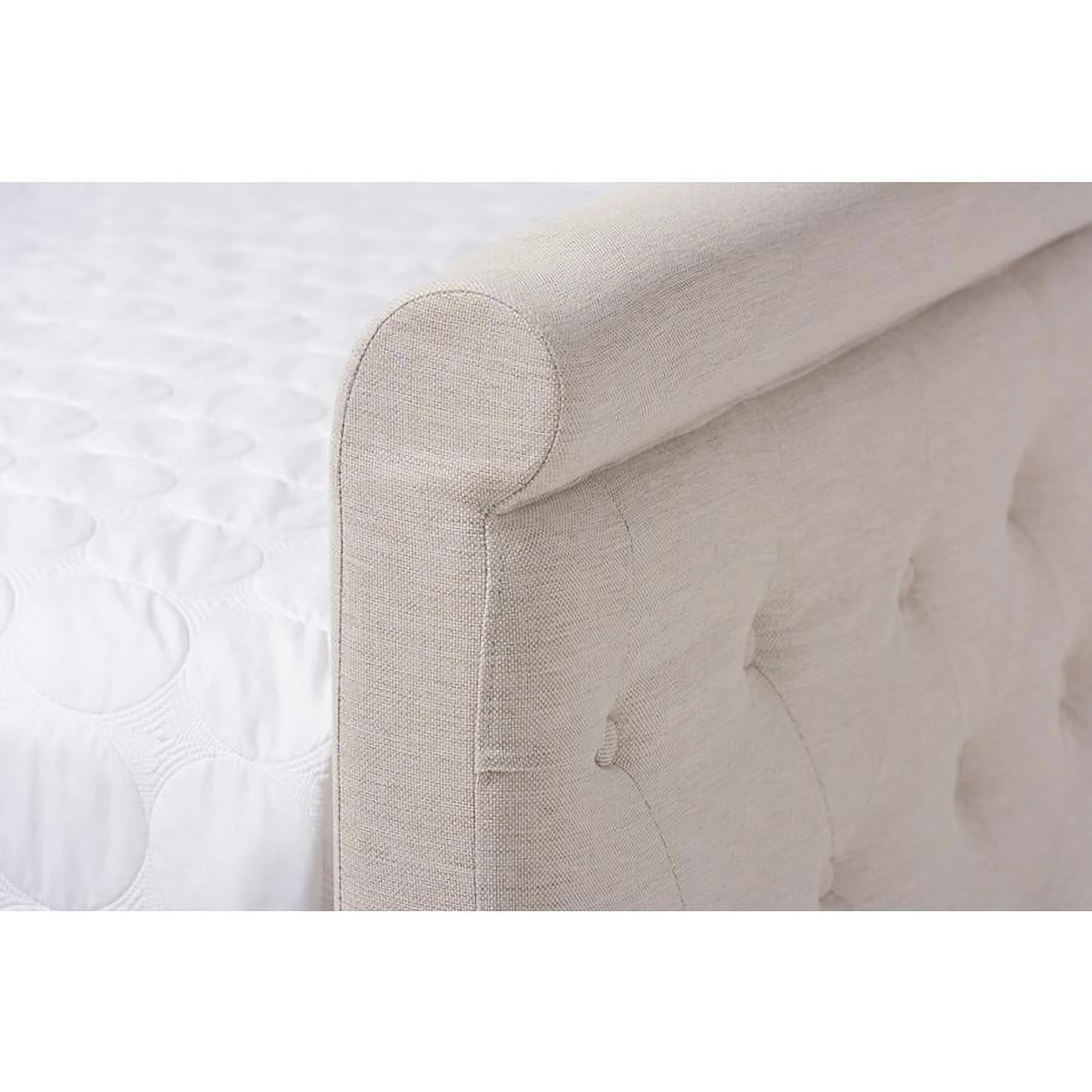 Baxton Studio Amaya Modern and Contemporary Fabric Upholstered Daybed