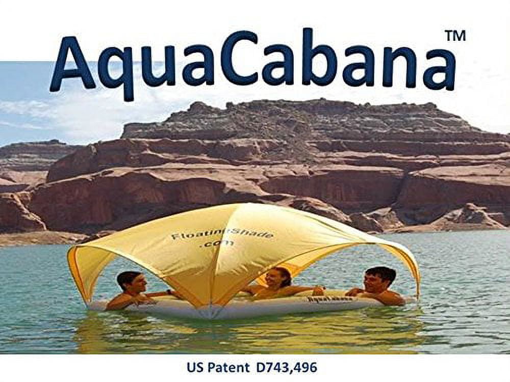 Aqua Cabana 6' x 6' Inflatable Canopy for Swimming Pool, Lake, and Beach