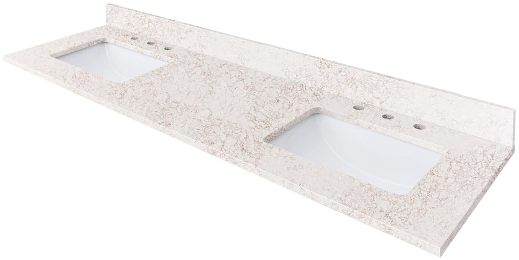 Avanity Qut73-Rs 73" Quartz Vanity Top - Copper