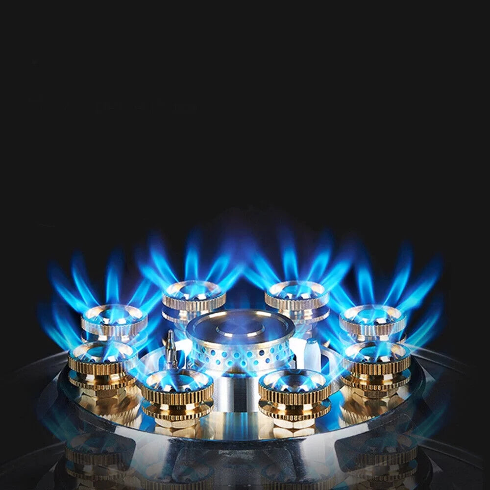 2 Burner Natural Gas Cooktop Stove Top Home Kitchen Cooker 730*410mm