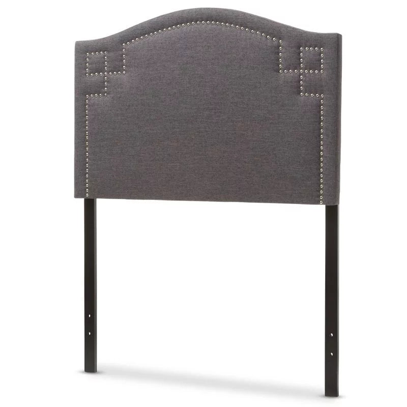 Allora Upholstered Twin Headboard in Dark Gray