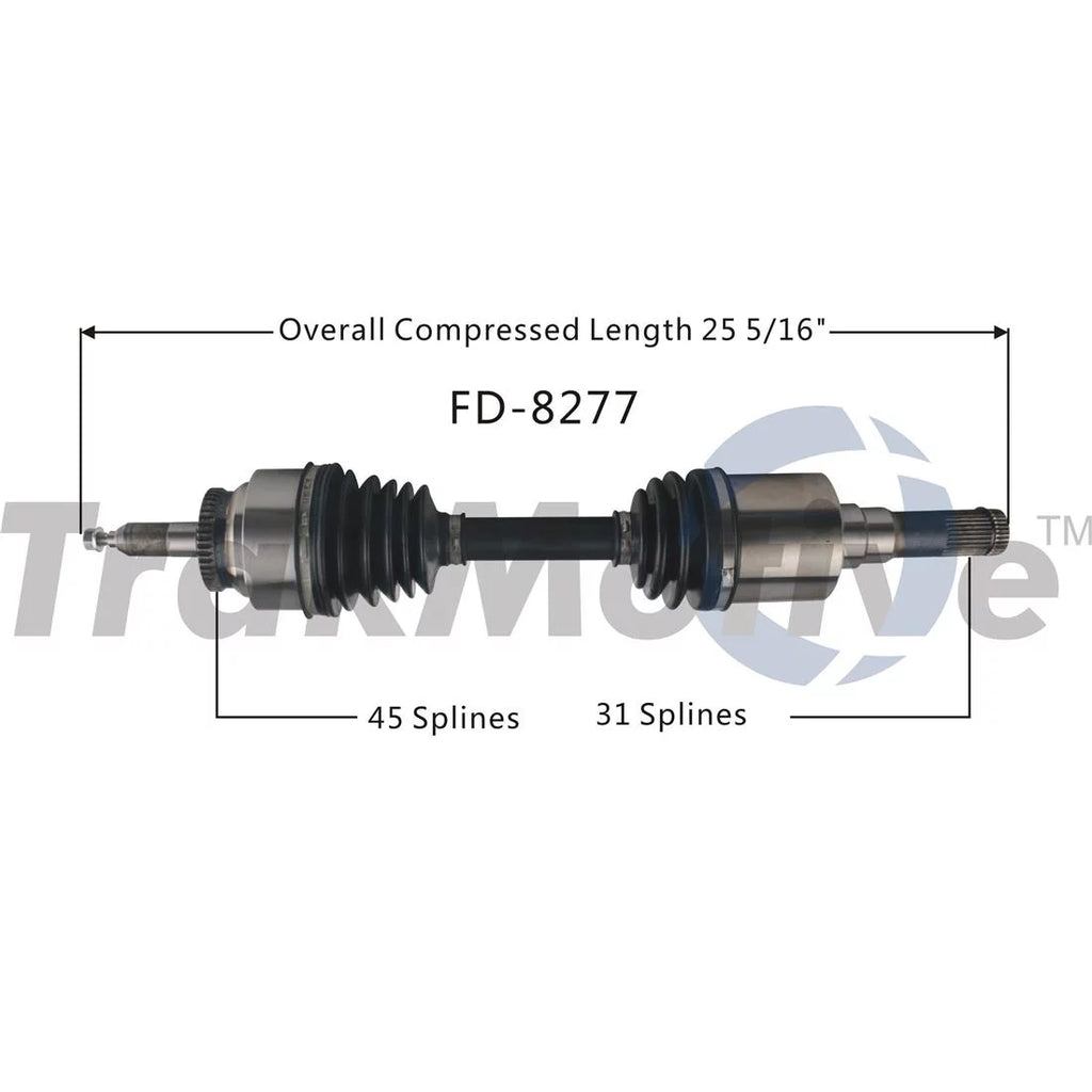 2PCS TrakMotive Front Left Front Right CV Axle Shaft For Ford F-150 2015-2018