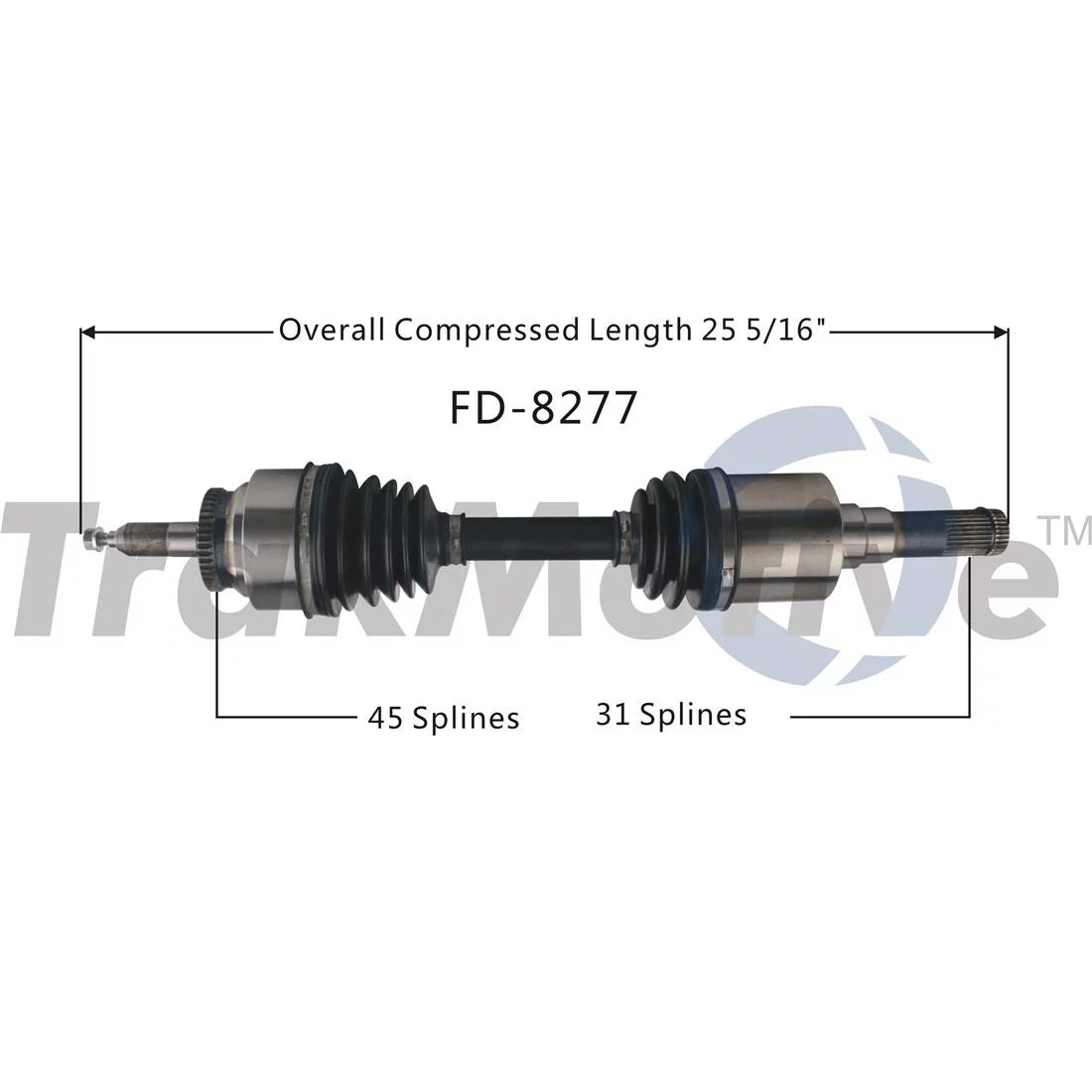 2PCS TrakMotive Front Left Front Right CV Axle Shaft For Ford F-150 2015-2018