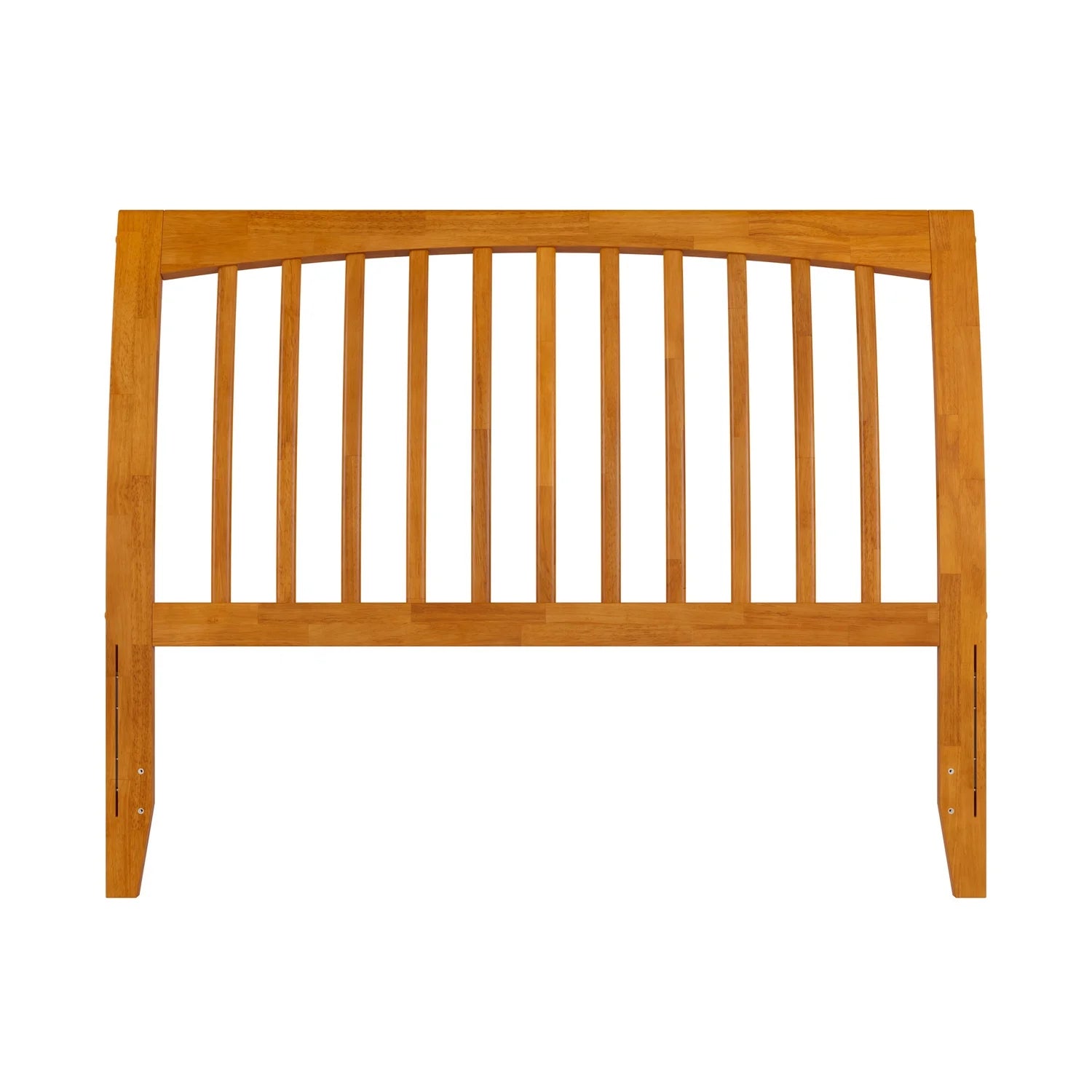 AFI Orleans Full Sleigh Solid Wood Slat Headboard, Light Toffee