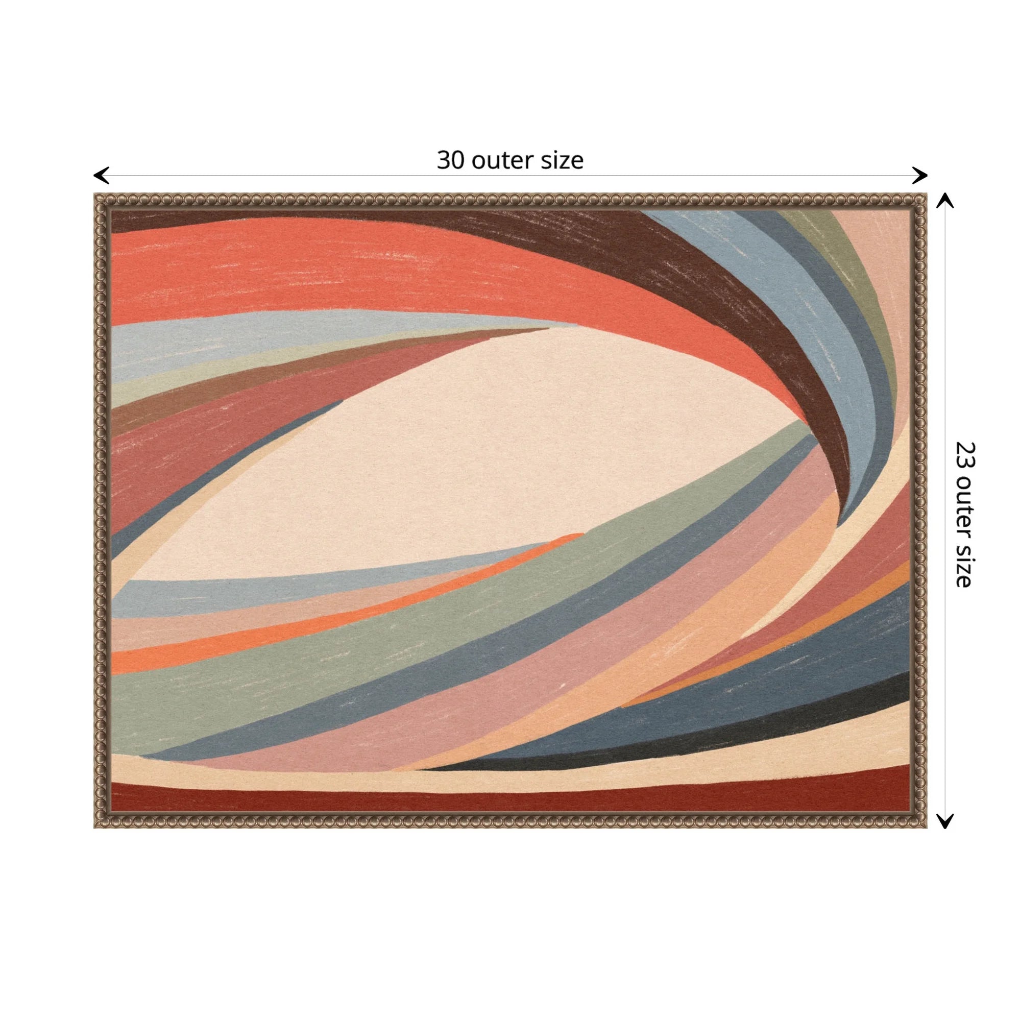 Amanti Art Tunnel Vision Framed Canvas Wall Art Print