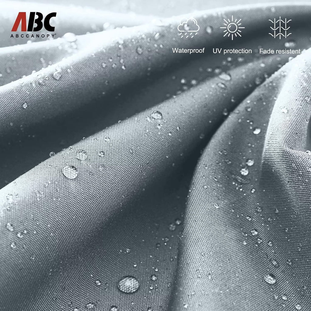 ABCCANOPY 10 FT Patio Umbrellas with Crank & Cross Base for Garden, Backyard, Pool and Beach, 12+ Colors(Turquoise)