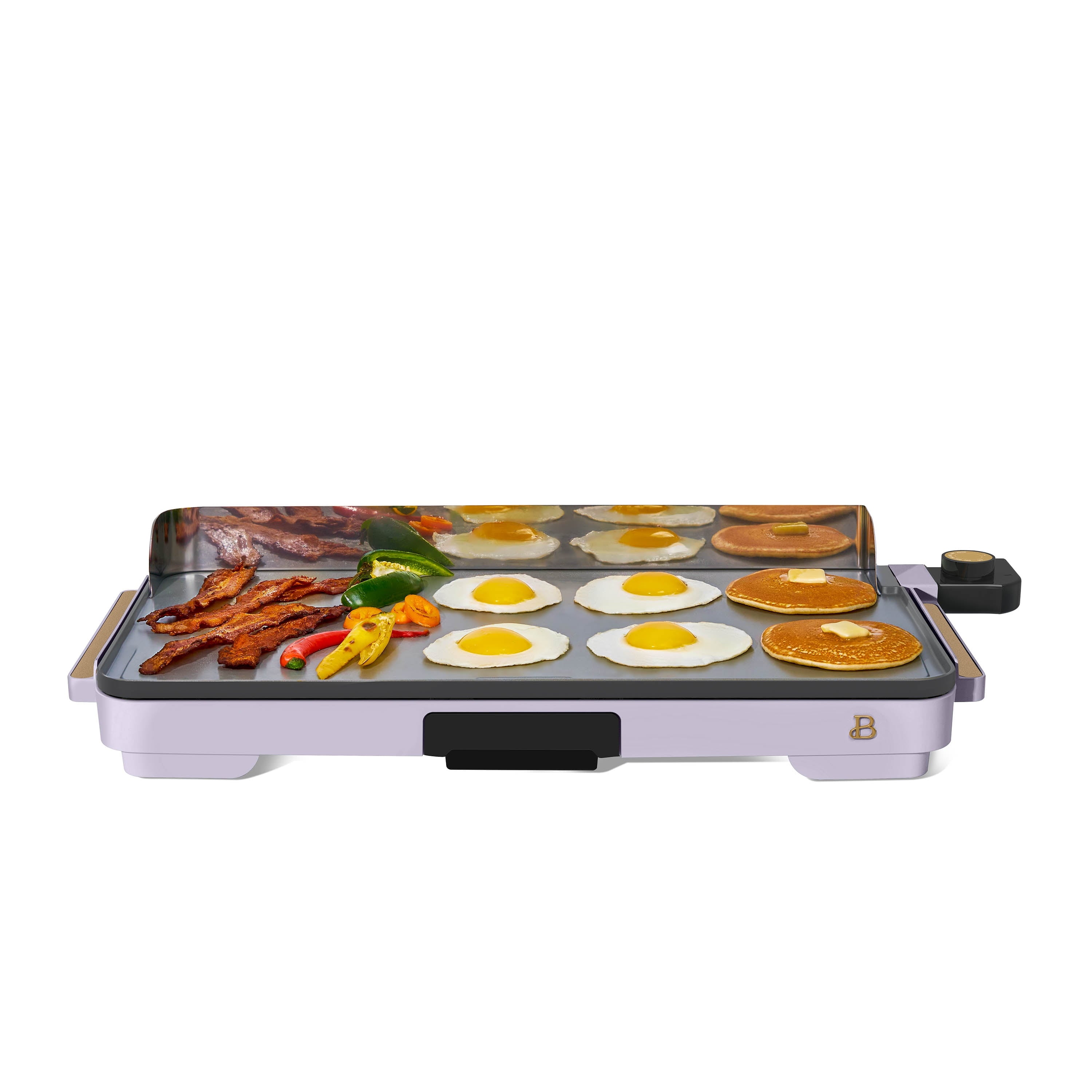 Beautiful XL Electric Griddle 12" x 22"- Non-Stick, White Icing by Drew Barrymore