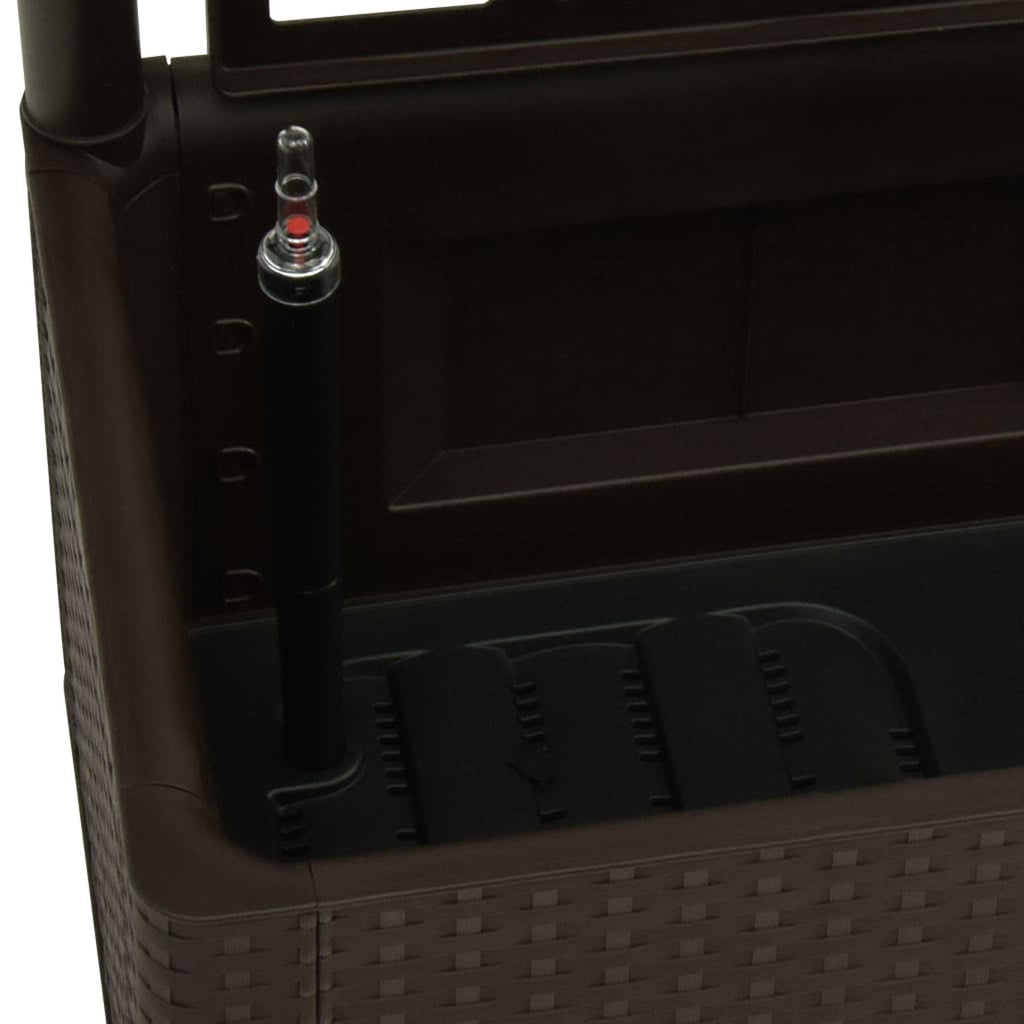 ametoys Garden Raised Bed with Trellis and Self Watering System Mocha