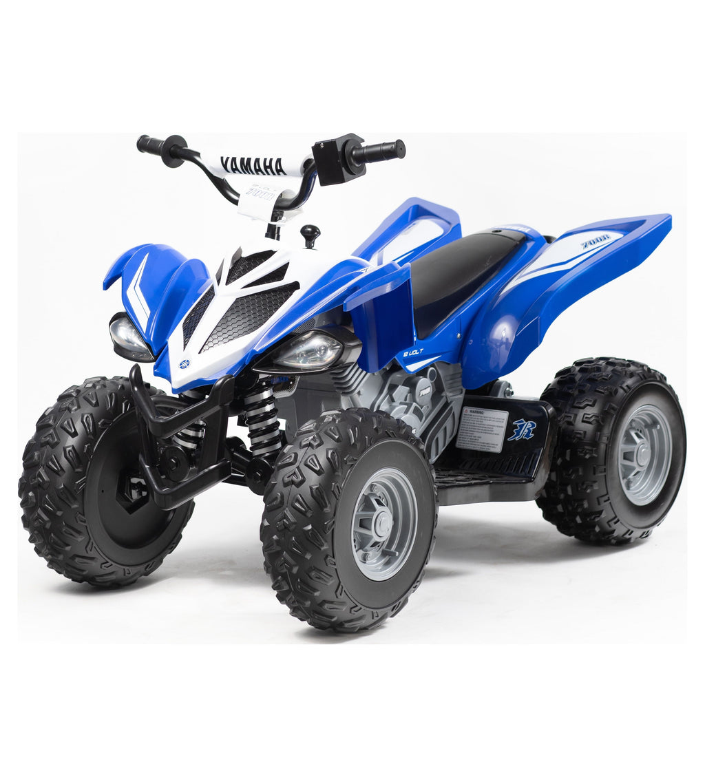 12 Volt Yamaha Raptor ATV Battery Powered Ride-on - Blue and White