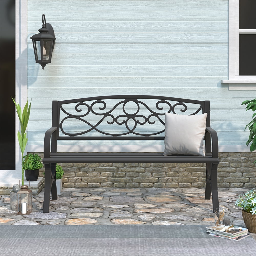 ABBLE STEEL GARDEN BENCH