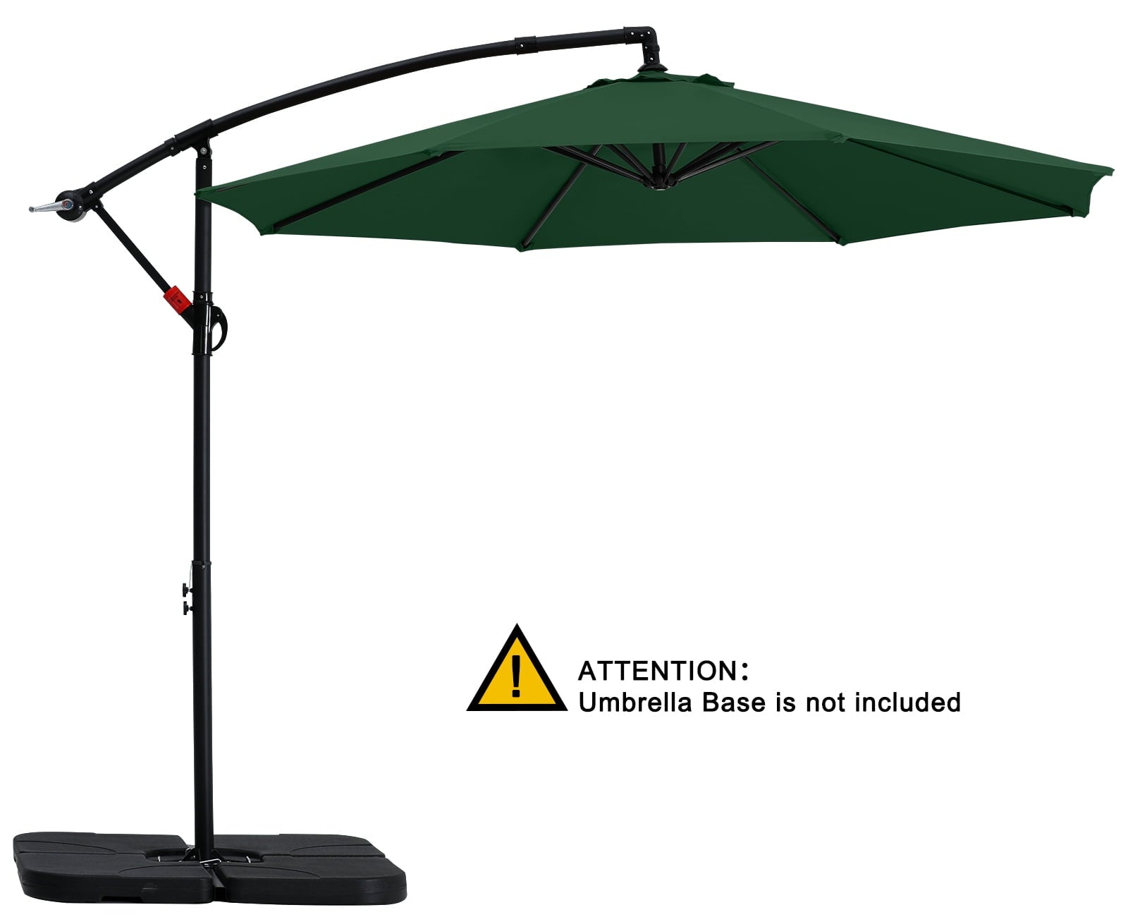 ABCCANOPY 10 FT Patio Umbrellas with Crank & Cross Base for Garden, Backyard, Pool and Beach, 12+ Colors(Turquoise)