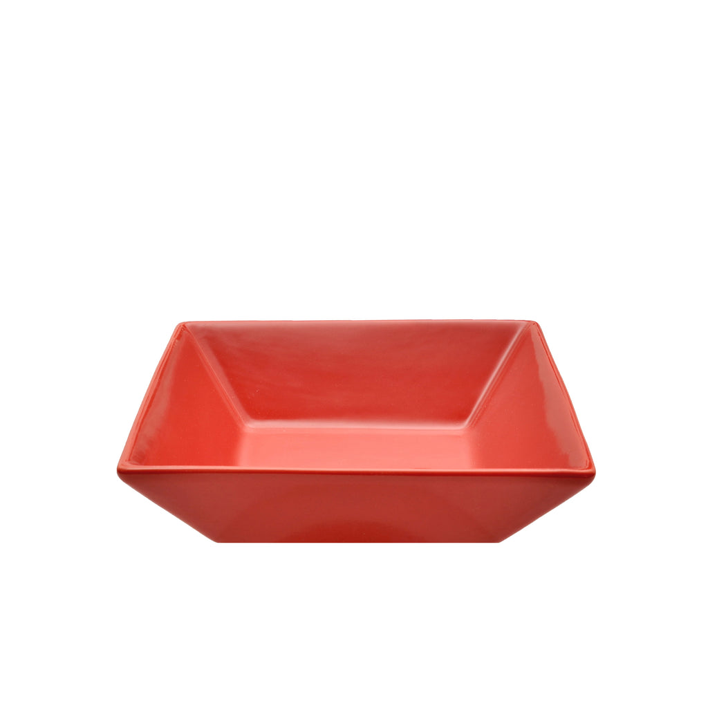 10 Strawberry Street Nova Square 16-Piece Stoneware Dinnerware Set, Black