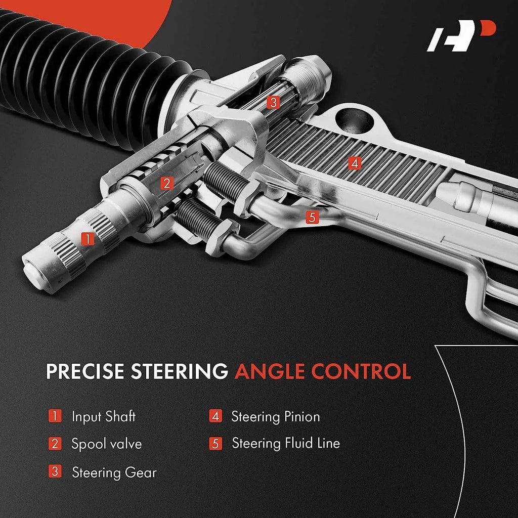 A-Premium Power Steering Rack and Pinion Assembly Compatible with Nissan Altima 2002-2006 with Inner Tie Rods