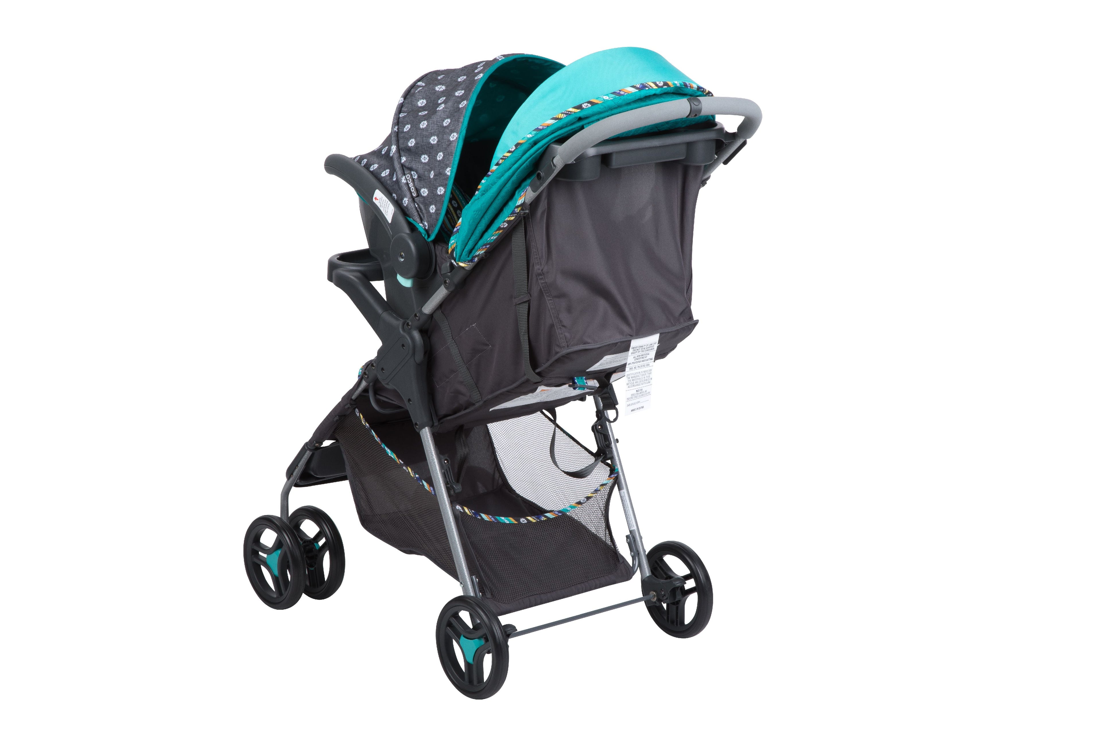 Babideal Bloom Travel System Stroller and Infant Car Seat, Pixelray