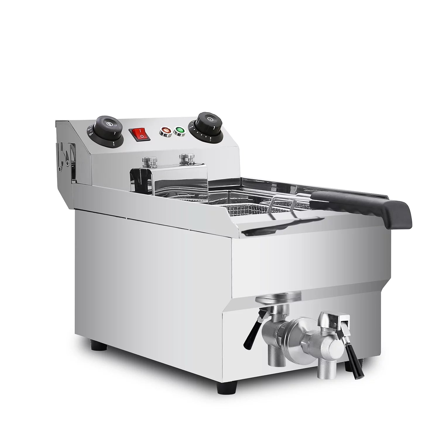 ALDKitchen Commercial Deep Fryer | 11.5 L | Electric Oil Fryer | Snack Machine with Removable Basket | 110V