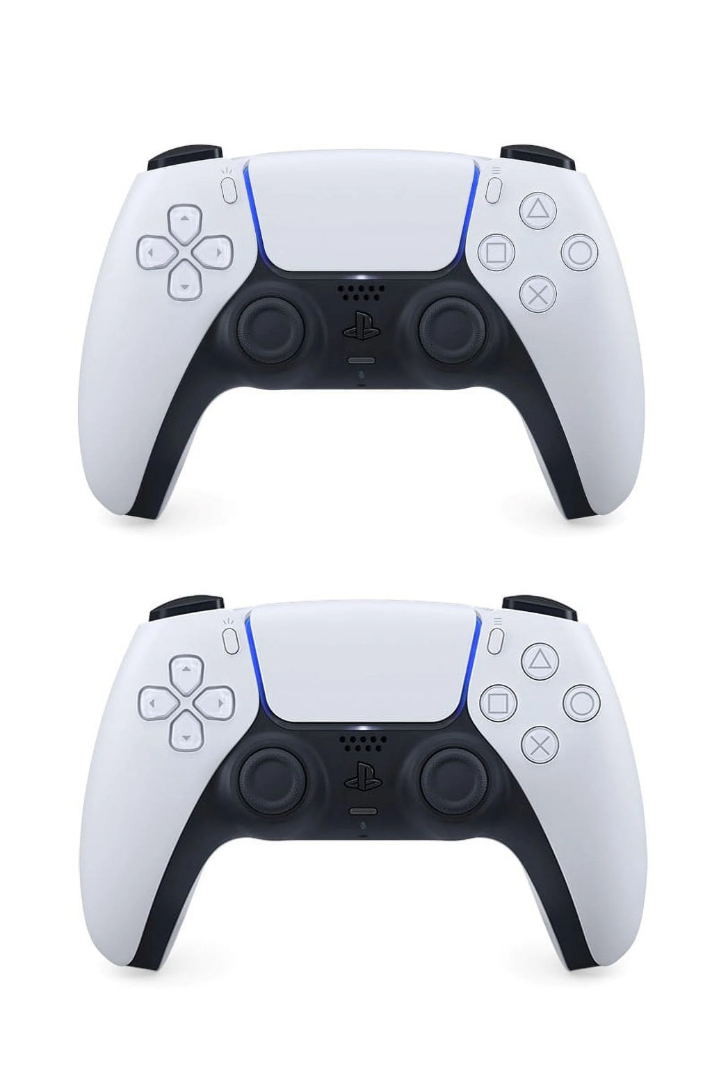 2023 New PlayStation 5 Slim Digital Edition Bundle with Two DualSense Controllers and Mytrix Controller Charger - White, Slim PS5 1TB PCIe SSD Gaming Console