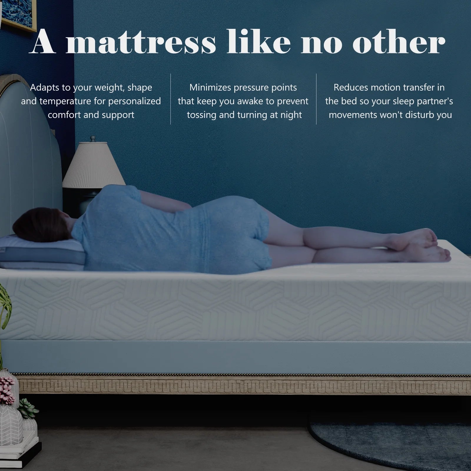 8 inches Memory Foam Mattress,Full Mattress Bed in a Box Medium Firm, Made in USA