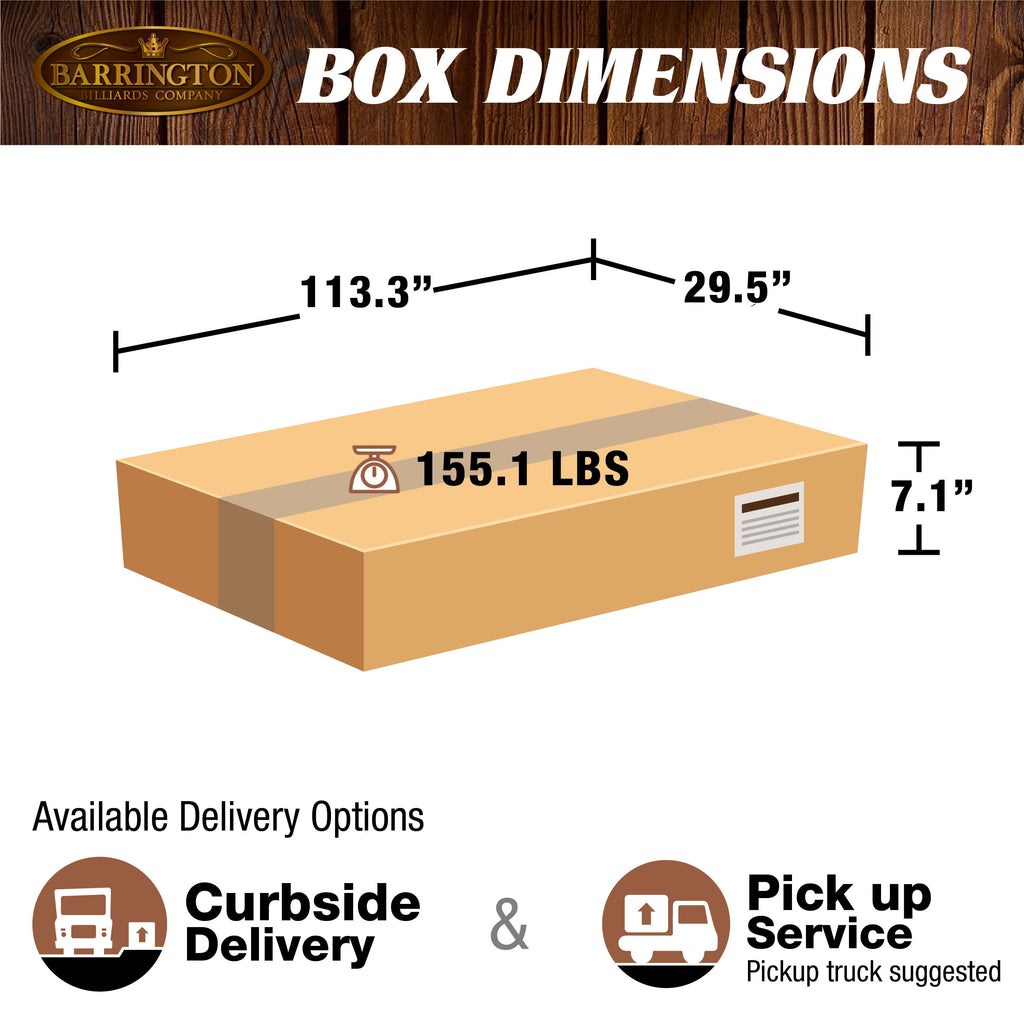 Barrington 9 ft Harrison Collection Shuffleboard Table