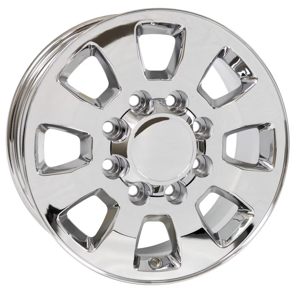 18 inch Rim fits 2011-2018 GMC Sierra 2500/3500 8x180 Chrome 18x8 Wheel Direct Fit